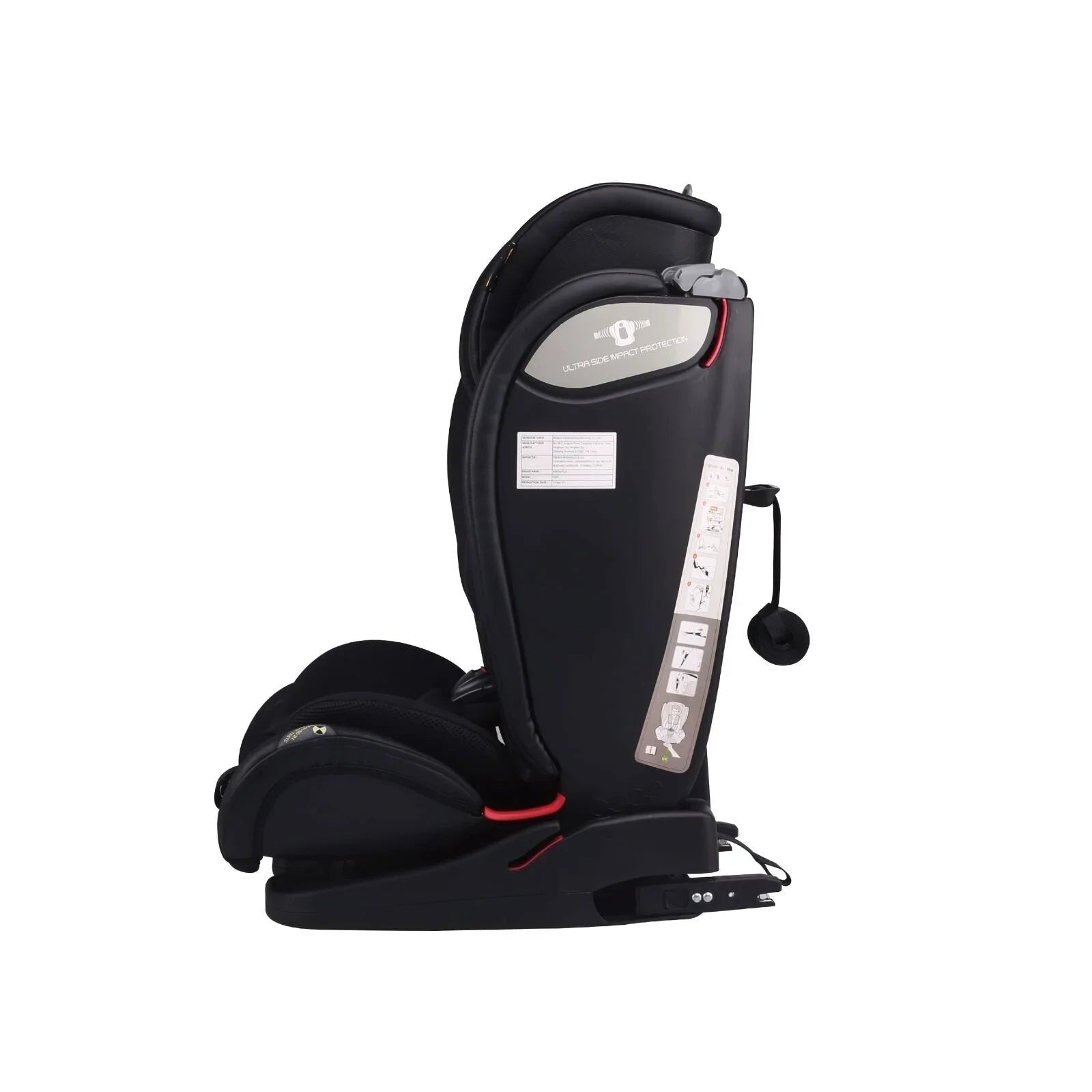 baby plus Secure Group 1/2/3 (9 Months to 12 Years) Car Seat - Black - mezetto ebebek ebebek