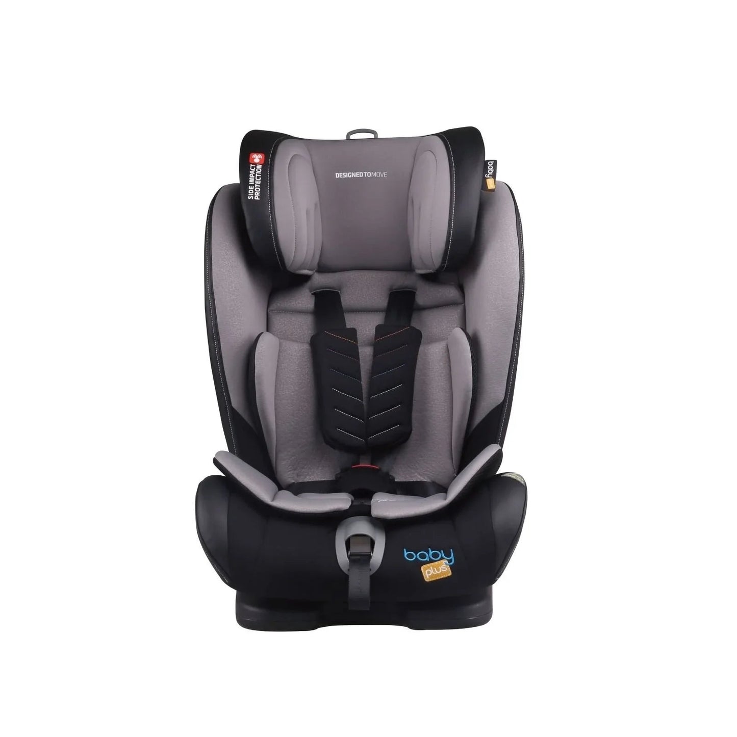 baby plus Secure Group 1/2/3 (9 Months to 12 Years) Car Seat - Grey - mezetto ebebek ebebek