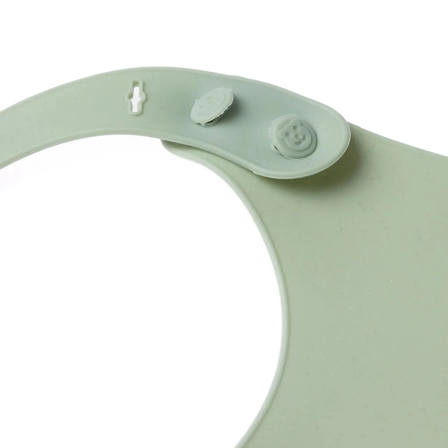 baby plus Silicone Bib - Green - mezetto ebebek ebebek