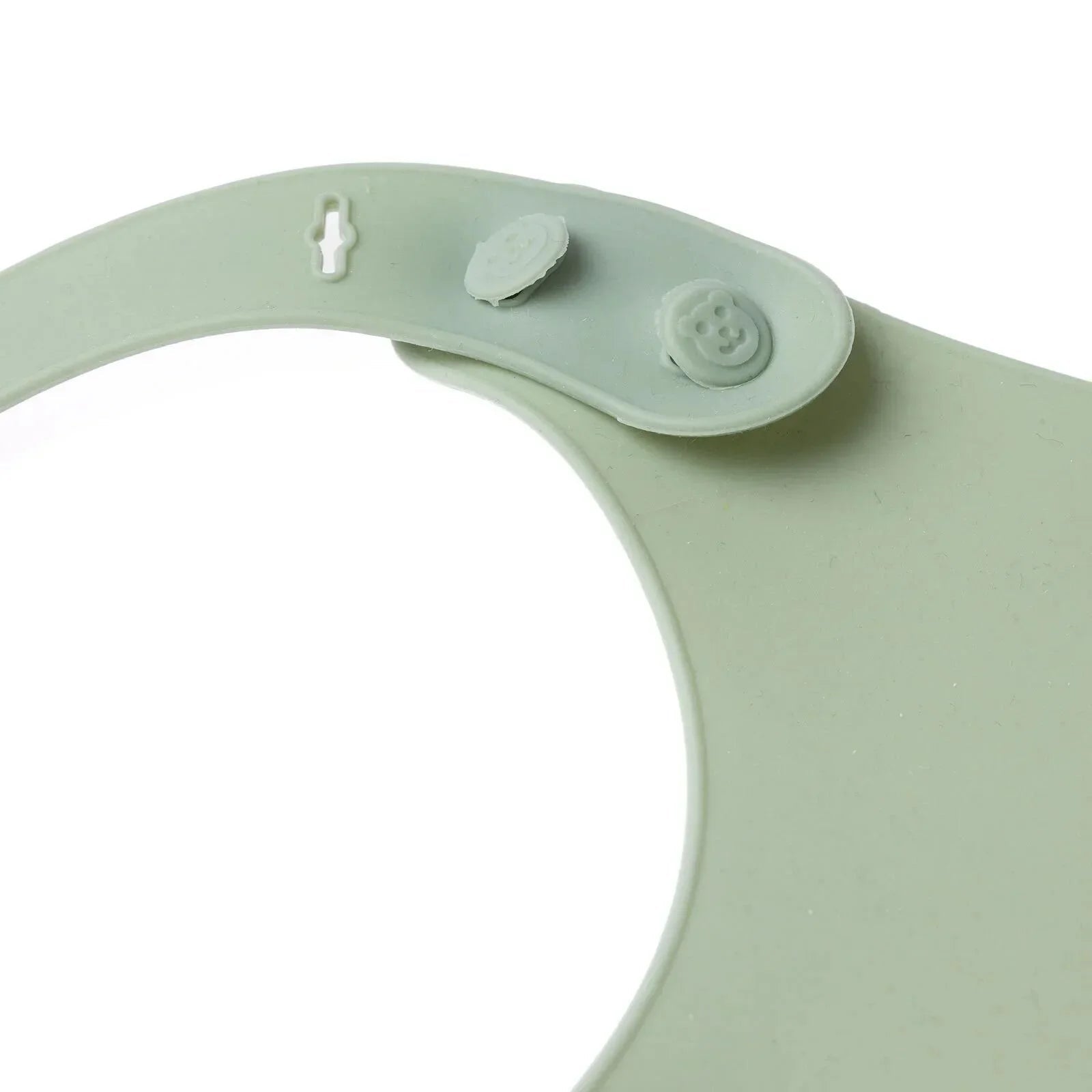 baby plus Silicone Bib - Green - mezetto ebebek ebebek