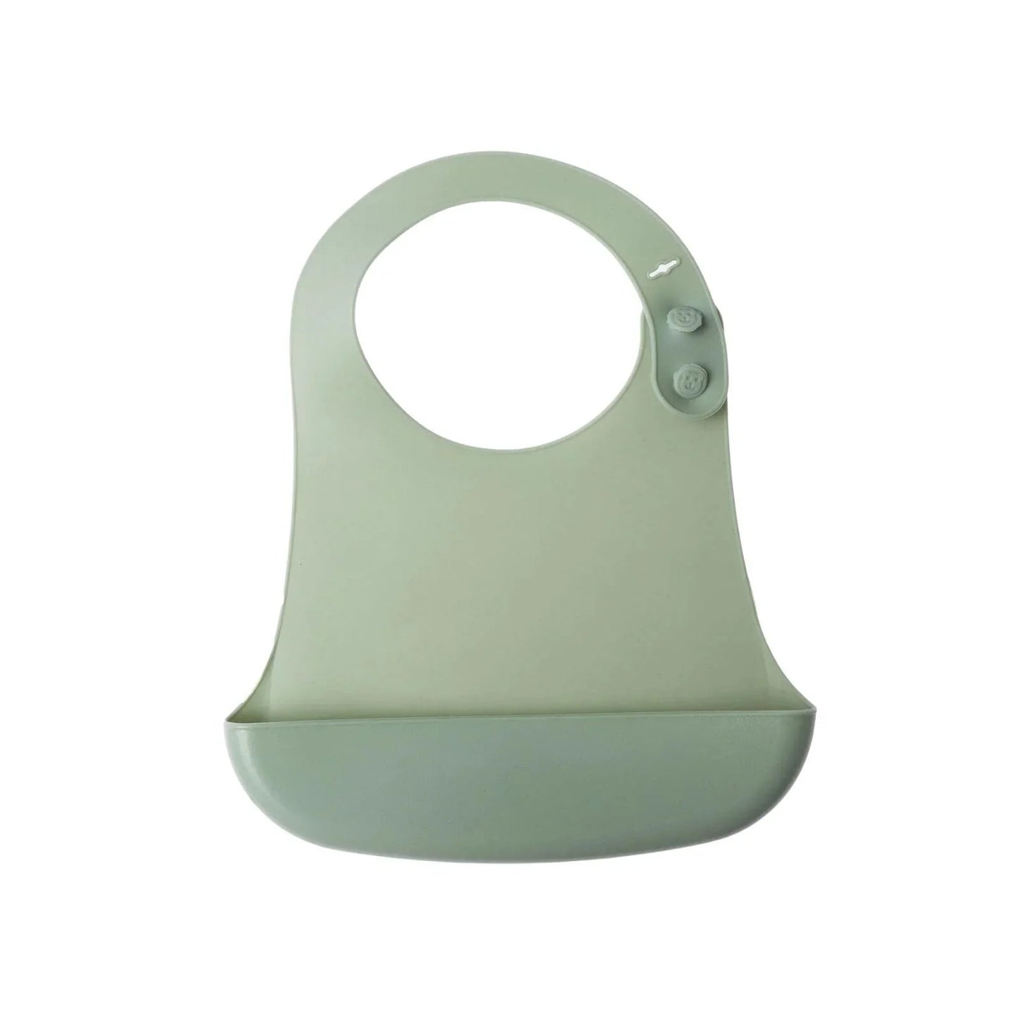 baby plus Silicone Bib - Green - mezetto ebebek ebebek