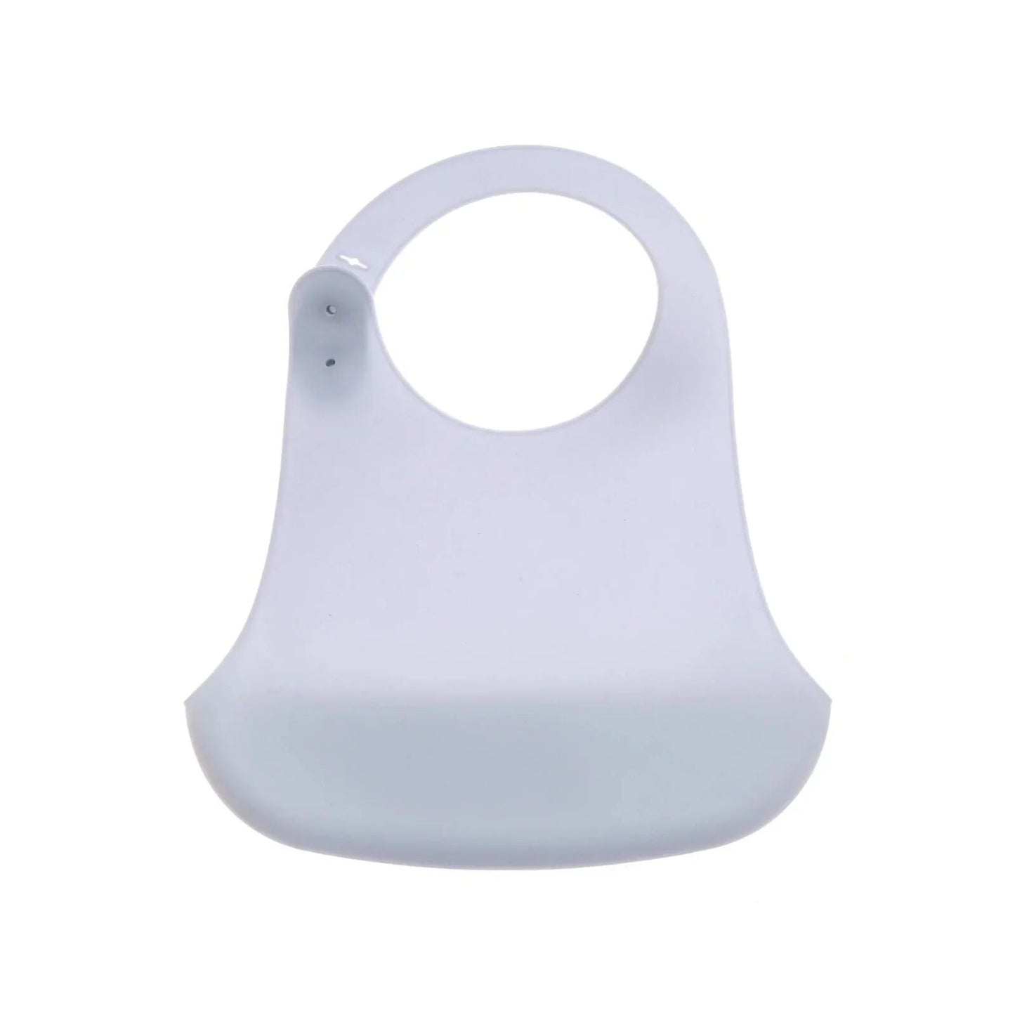 baby plus Silicone Bib - Powder Blue - mezetto ebebek ebebek