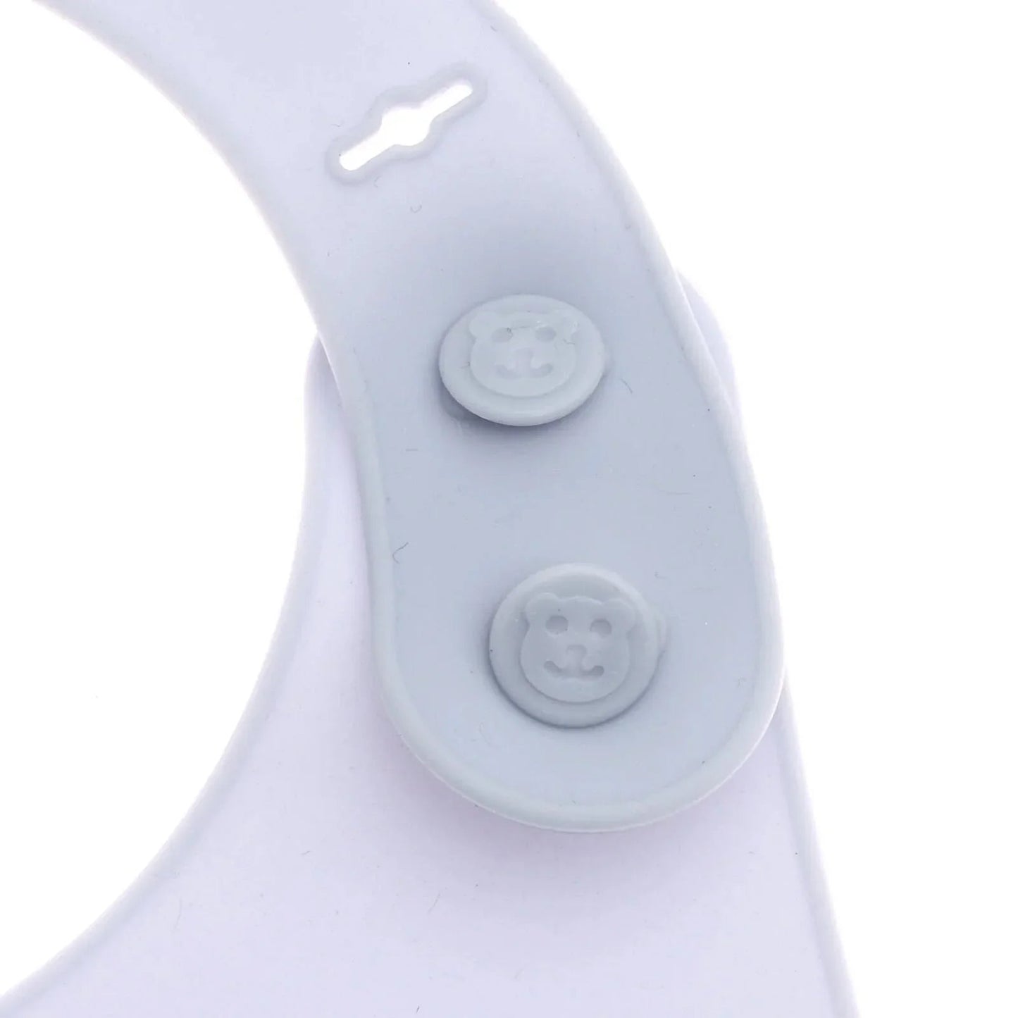 baby plus Silicone Bib - Powder Blue - mezetto ebebek ebebek