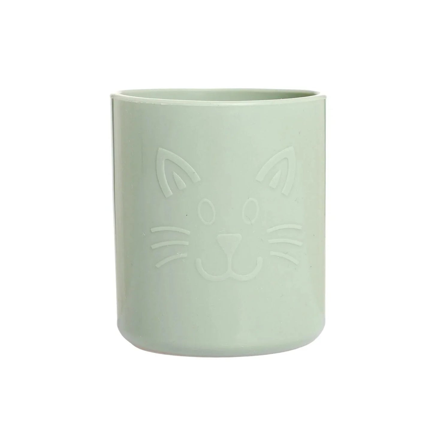 baby plus Silicone Open Training Cup 120ml - Green - mezetto ebebek ebebek