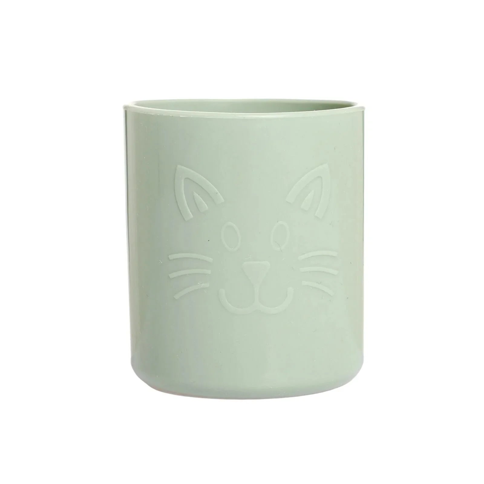 baby plus Silicone Open Training Cup 120ml - Green - mezetto ebebek ebebek