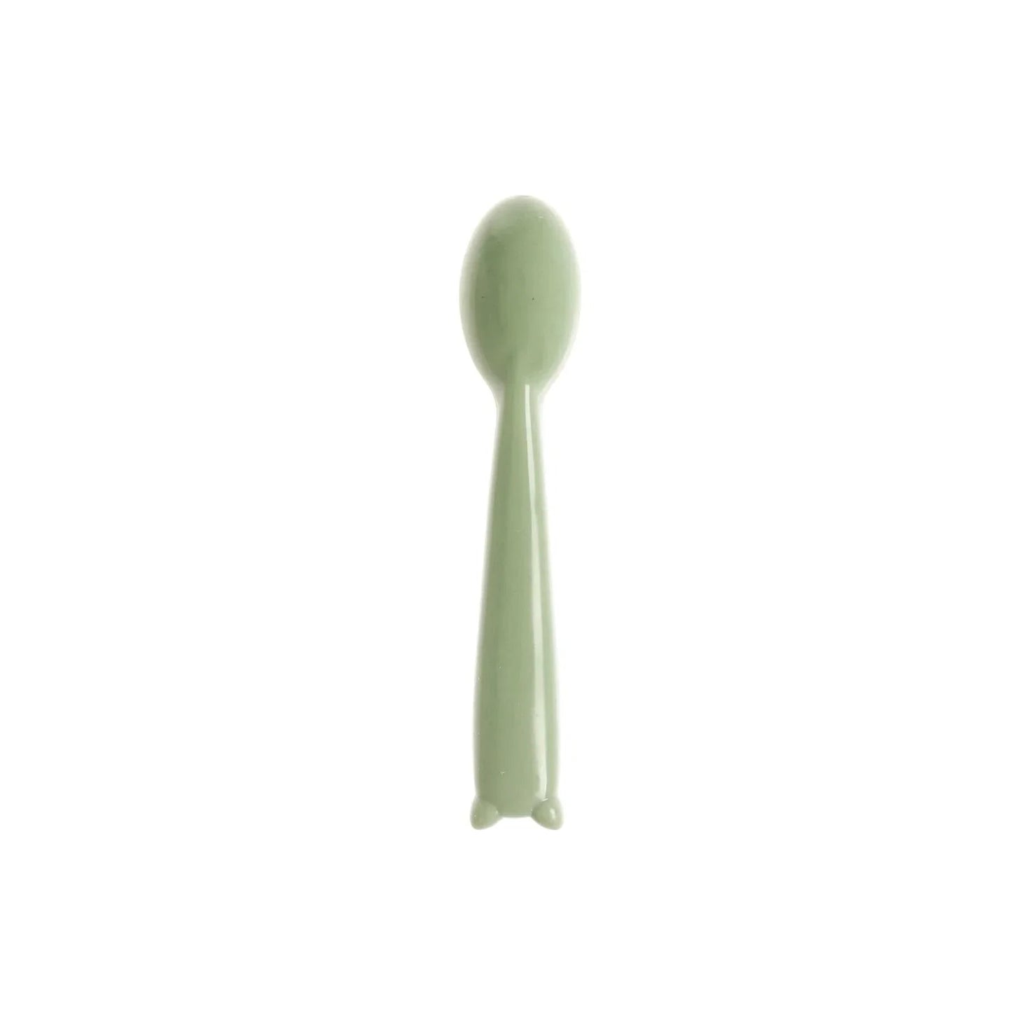 baby plus Silicone Spoon - Green - mezetto ebebek ebebek