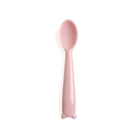 baby plus Silicone Spoon - Lilac - mezetto ebebek ebebek