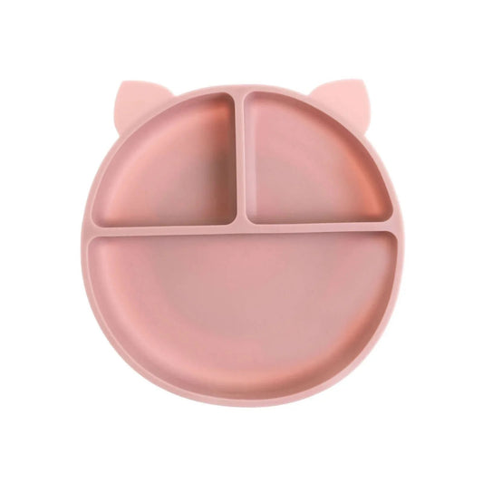 baby plus Silicone Suction Plate - Lilac - mezetto ebebek ebebek