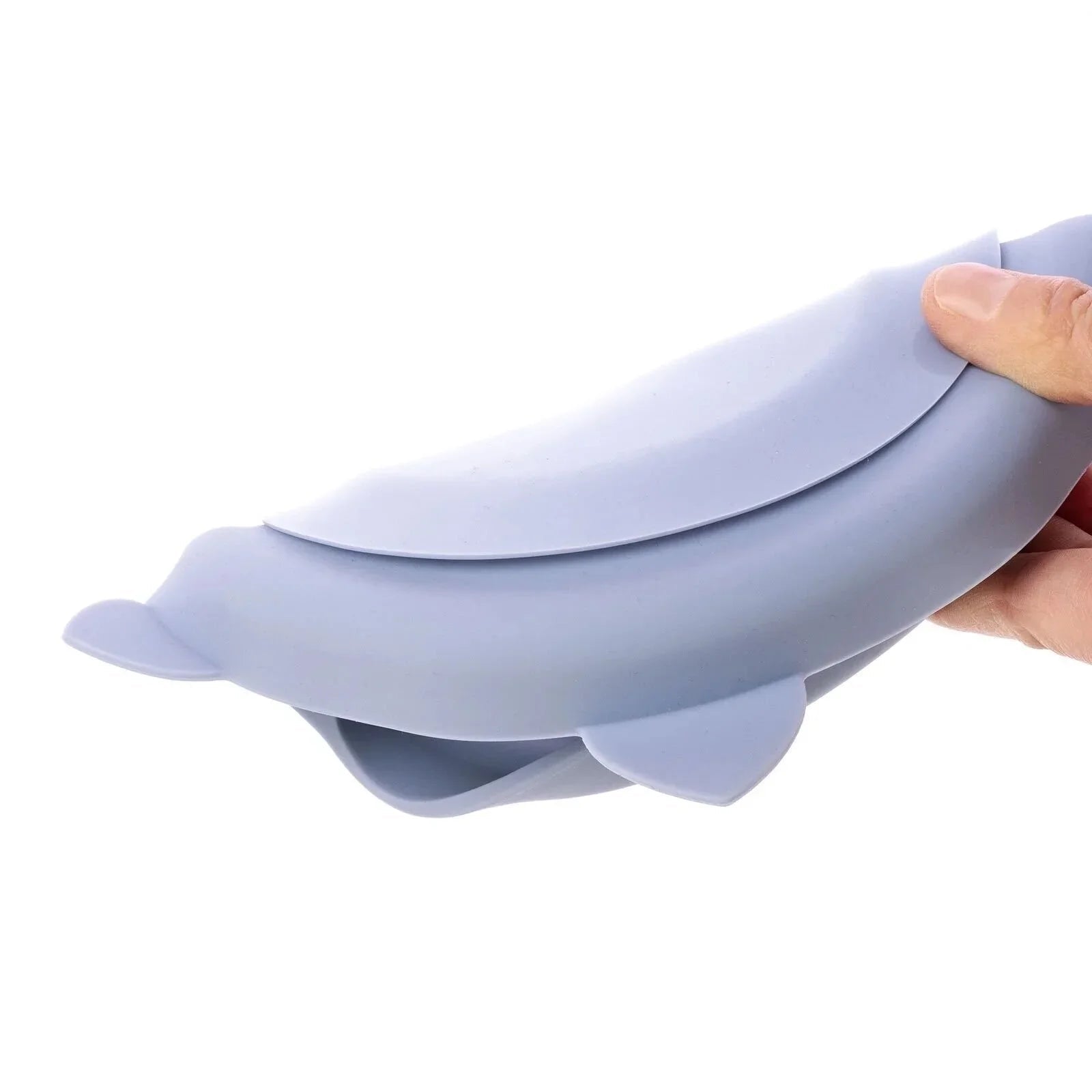 baby plus Silicone Suction Plate - Powder Blue - mezetto ebebek ebebek