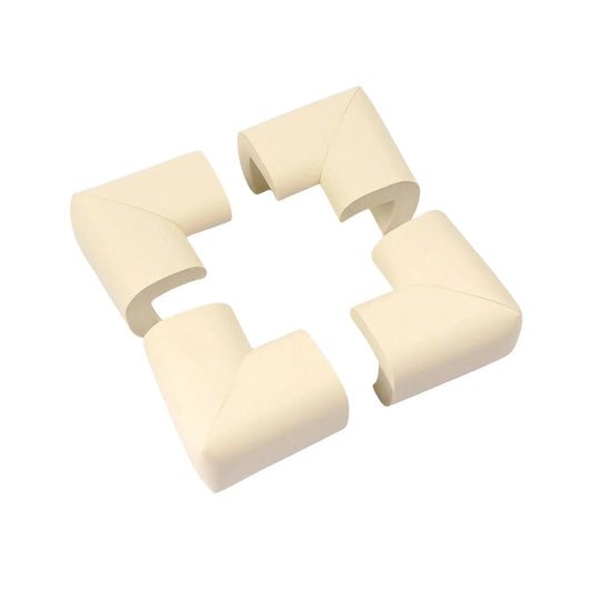baby plus Soft Corner Protector Pack of 4 - White - mezetto ebebek ebebek