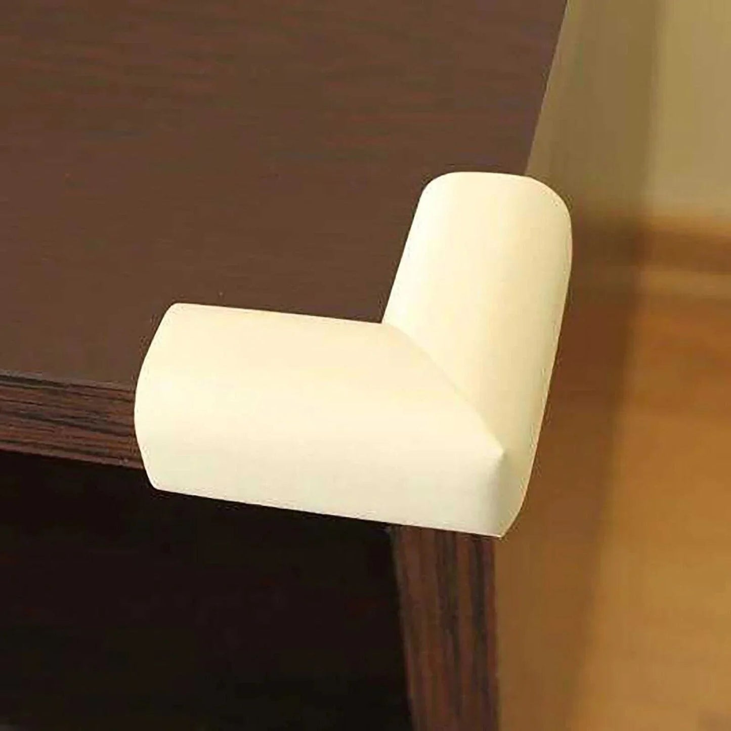 baby plus Soft Corner Protector Pack of 4 - White - mezetto ebebek ebebek