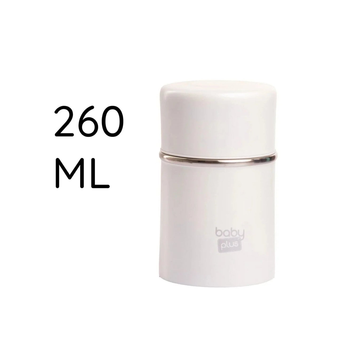 baby plus Stainless Steel Baby Food Storage Thermos 260ml - mezetto ebebek ebebek