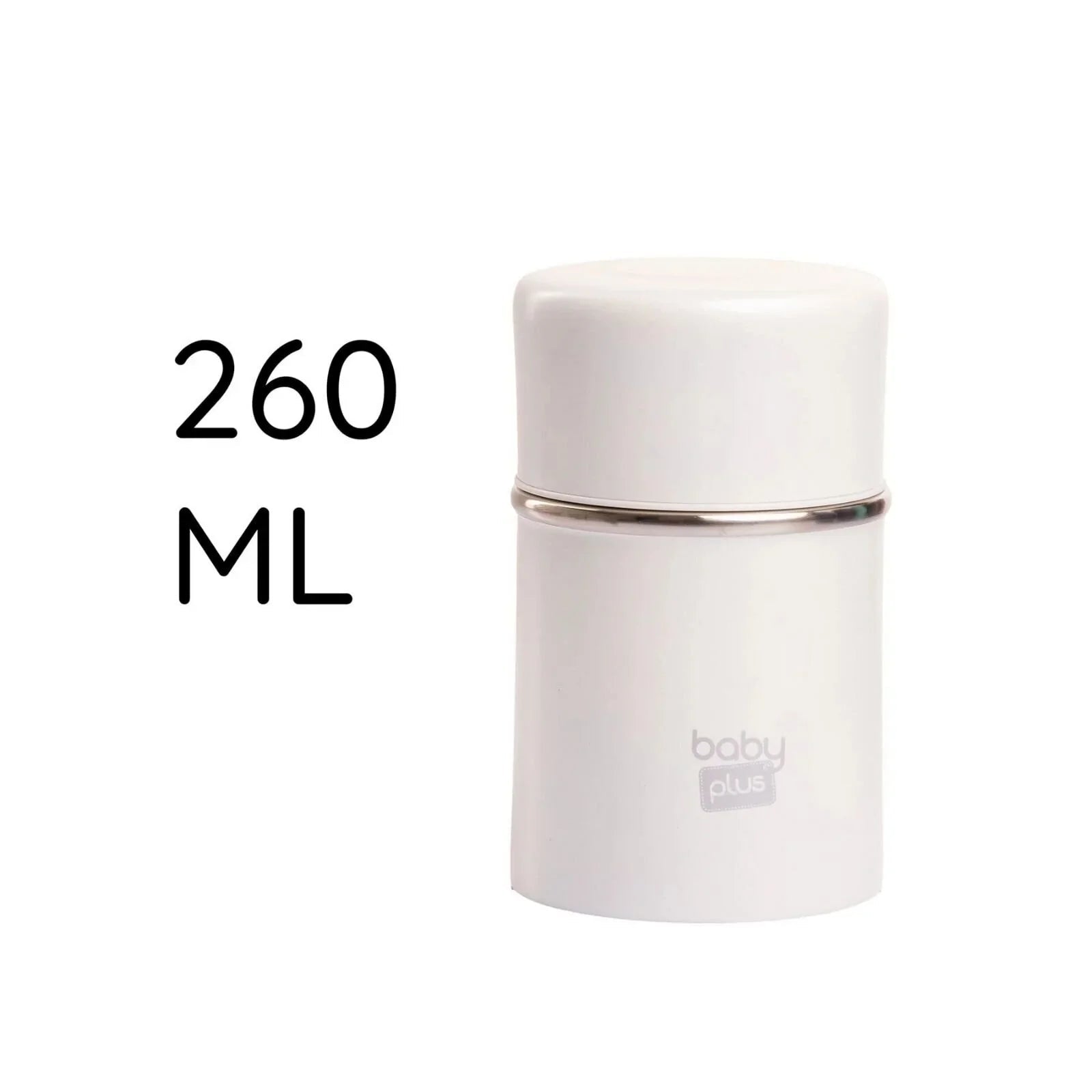 baby plus Stainless Steel Baby Food Storage Thermos 260ml - mezetto ebebek ebebek