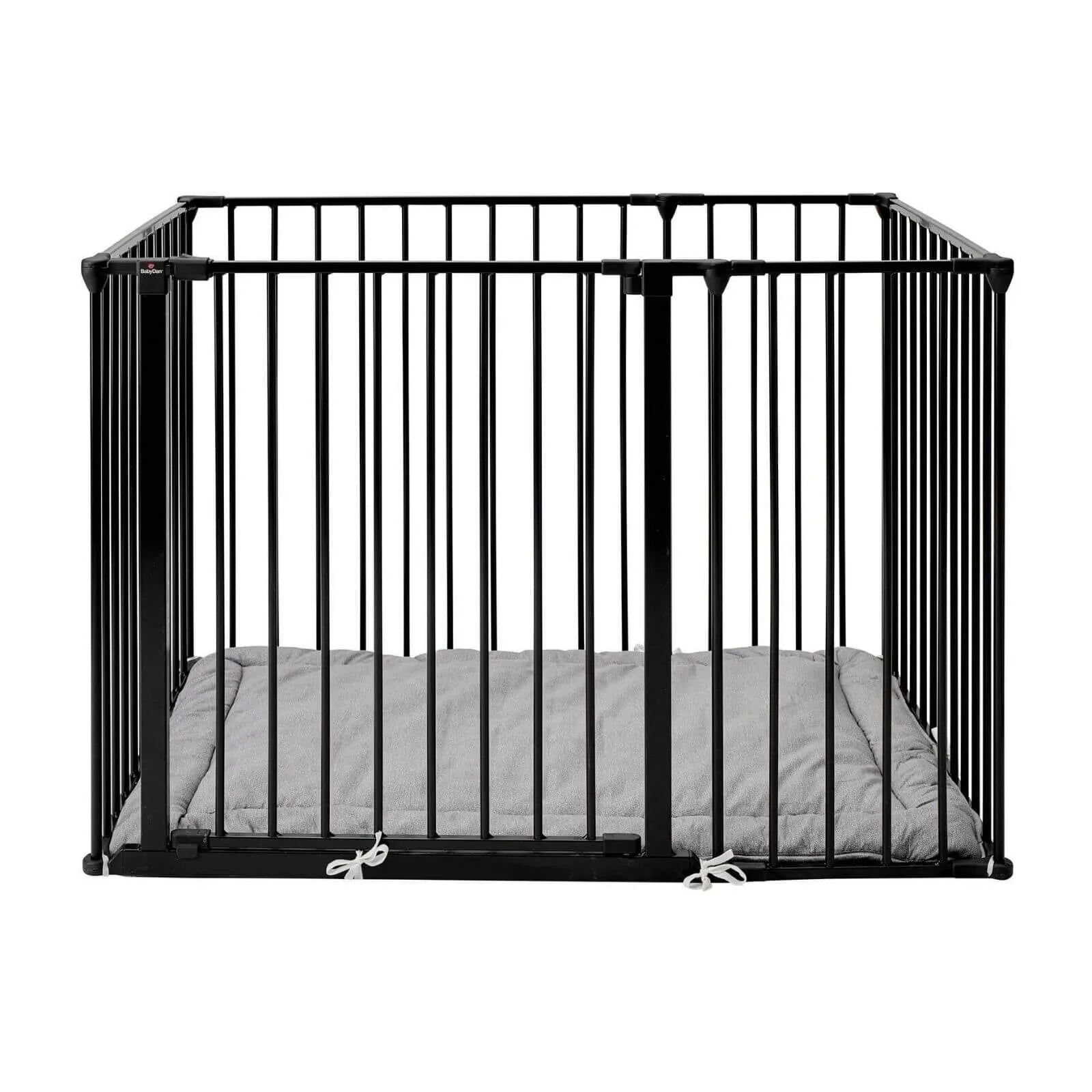 BabyDan Olaf Rectangle Playpen Black - mezetto ebebek ebebek