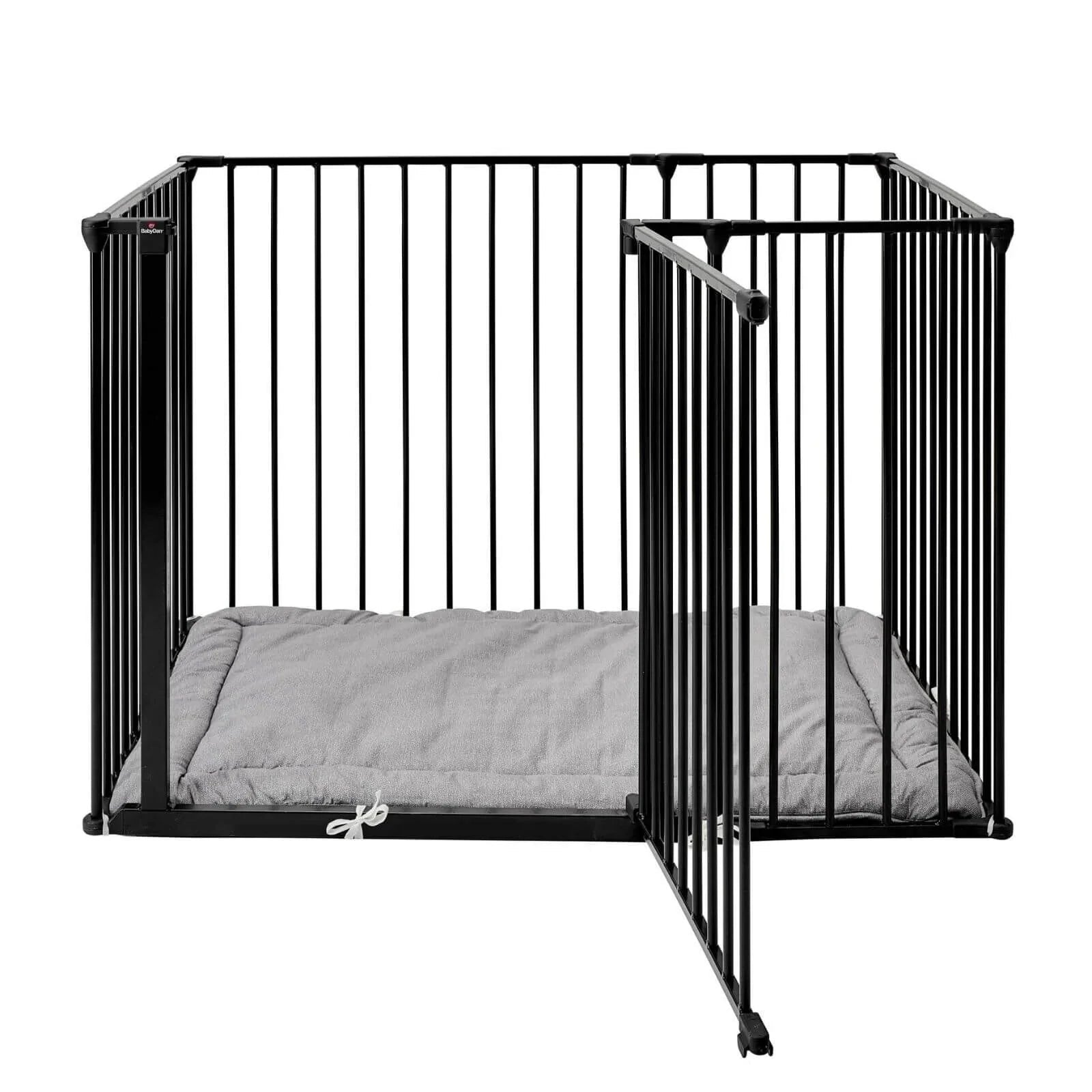 BabyDan Olaf Rectangle Playpen Black - mezetto ebebek ebebek