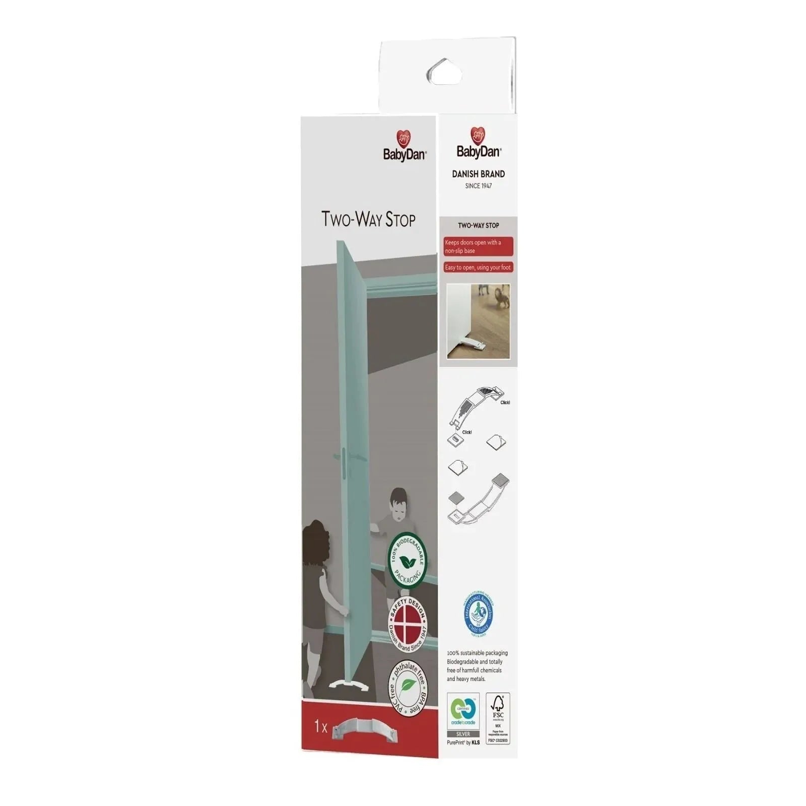 BabyDan Two Way Door Stop - mezetto ebebek ebebek