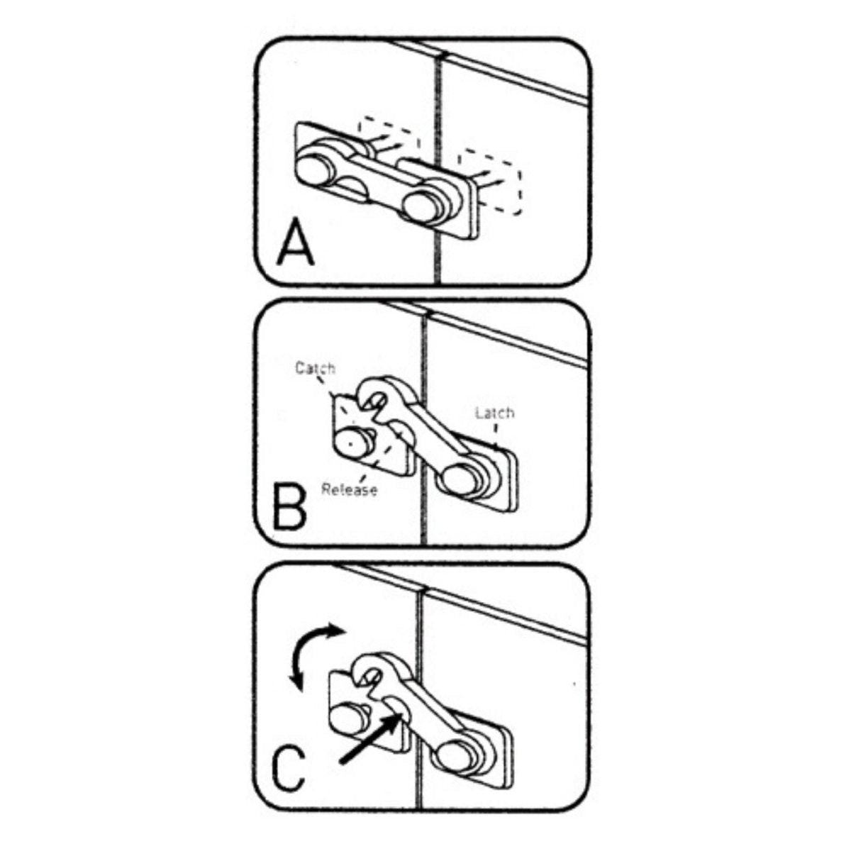 Babyjem Cabinet Door Lock - mezetto ebebek ebebek