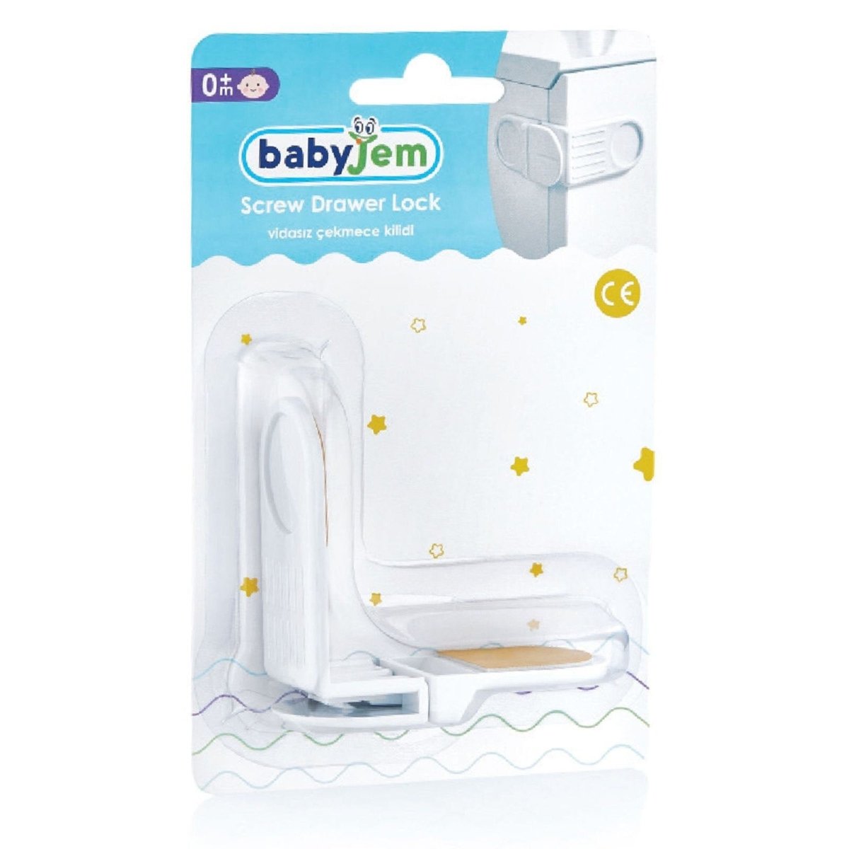 Babyjem Screwless Drawer Lock - mezetto ebebek ebebek
