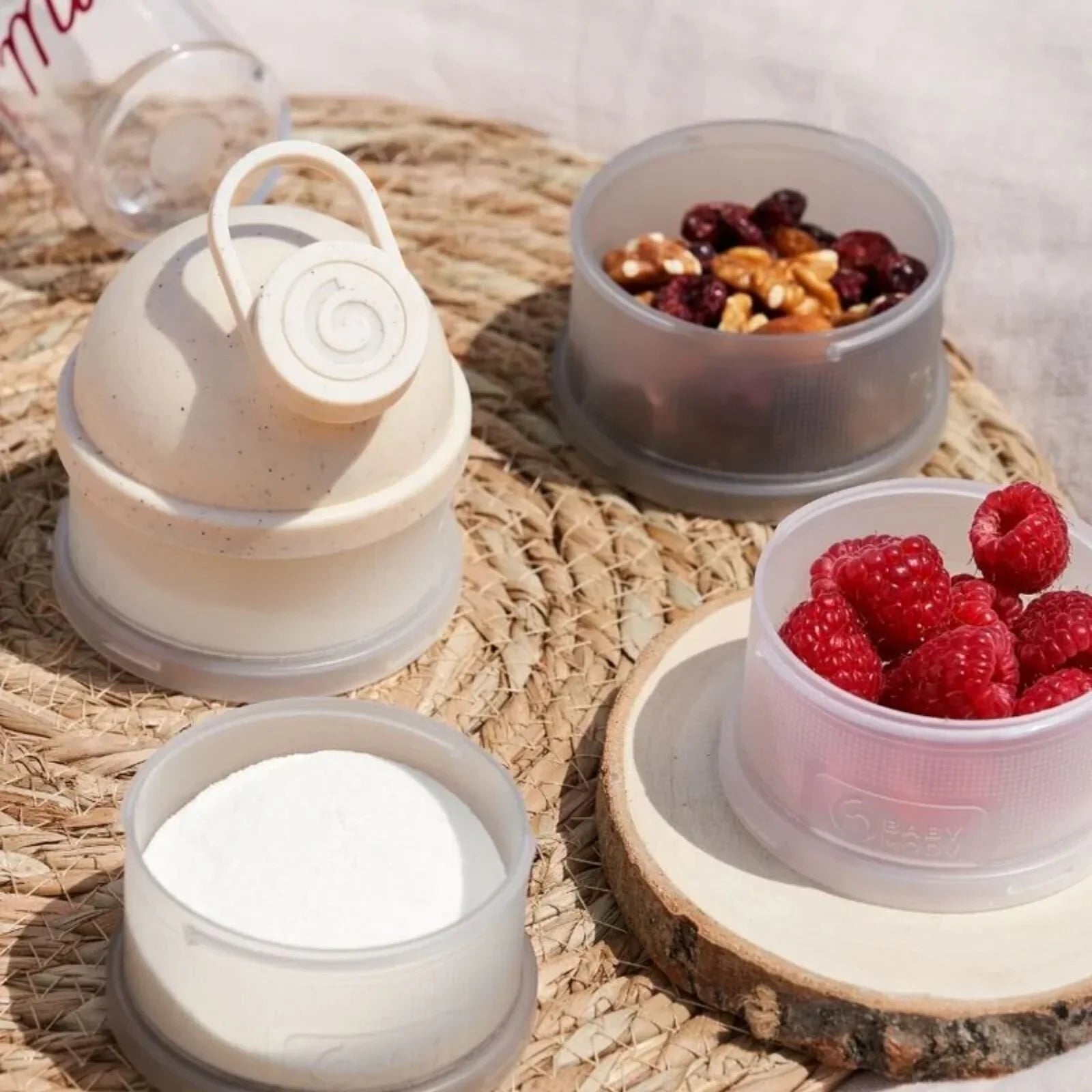 Babymoov Babydose Powdered Milk Dispenser - Mineral - mezetto ebebek ebebek
