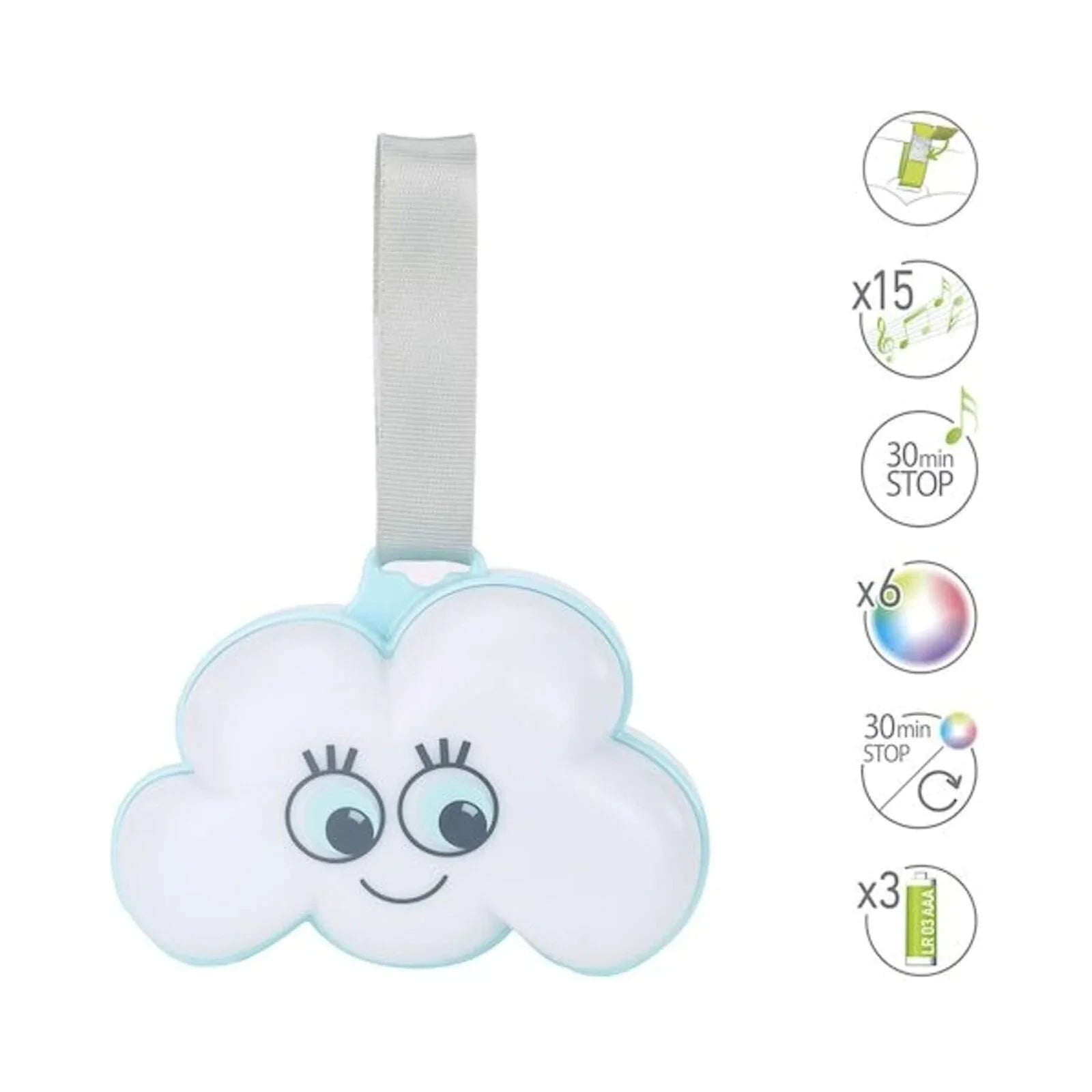 Babymoov Badabulle Cloud Night Light - mezetto ebebek ebebek