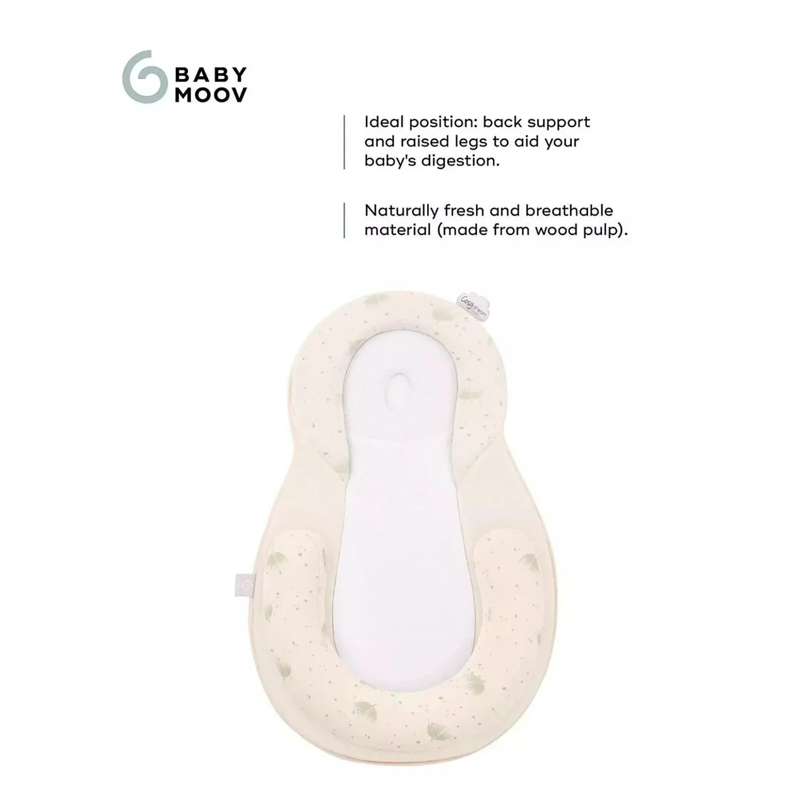 Babymoov Cosydream Fresh Newborn Lounger - White - mezetto ebebek ebebek