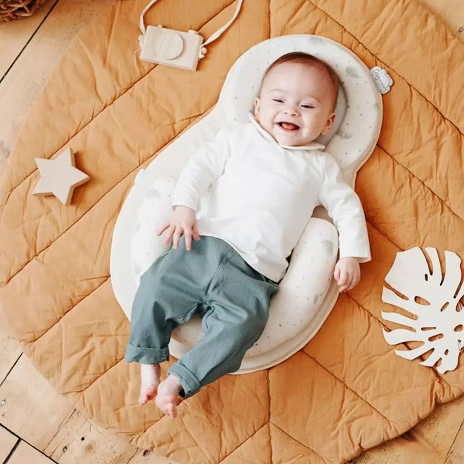 Babymoov Cosydream Fresh Newborn Lounger - White - mezetto ebebek ebebek
