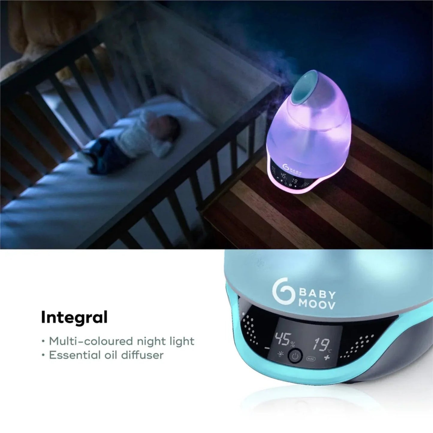 Babymoov Hygro Plus 3 - in - 1 Baby Humidifier - mezetto ebebek ebebek