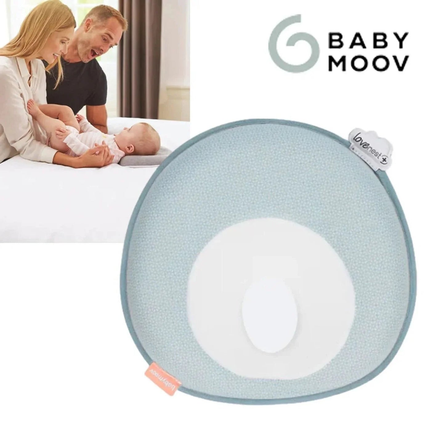 Babymoov Lovenest+ Fresh Mosaic Baby Pillow - mezetto ebebek ebebek