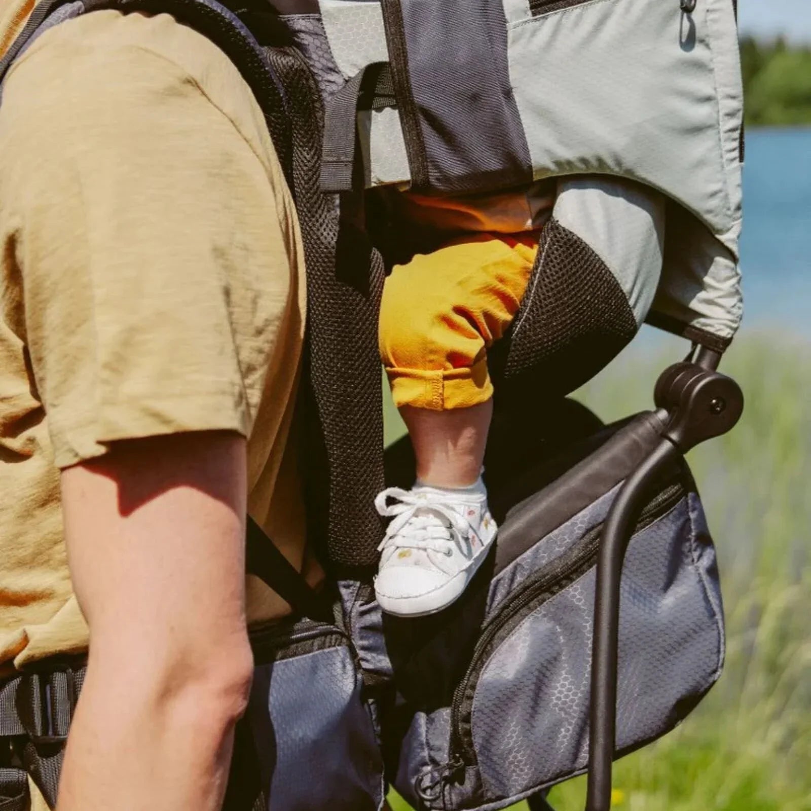 Babymoov Moov & Hike Baby Carrier - Sage Green - mezetto ebebek ebebek