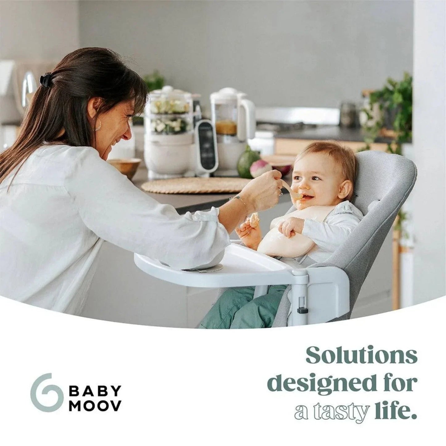 Babymoov Nutribaby (+) 6 - in - 1 Baby Food Maker - Mineral - mezetto ebebek ebebek