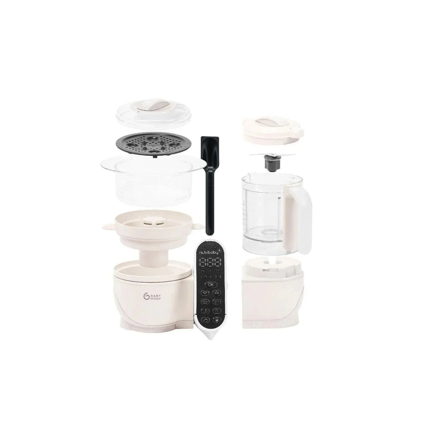 Babymoov Nutribaby (+) 6 - in - 1 Baby Food Maker - Mineral - mezetto ebebek ebebek