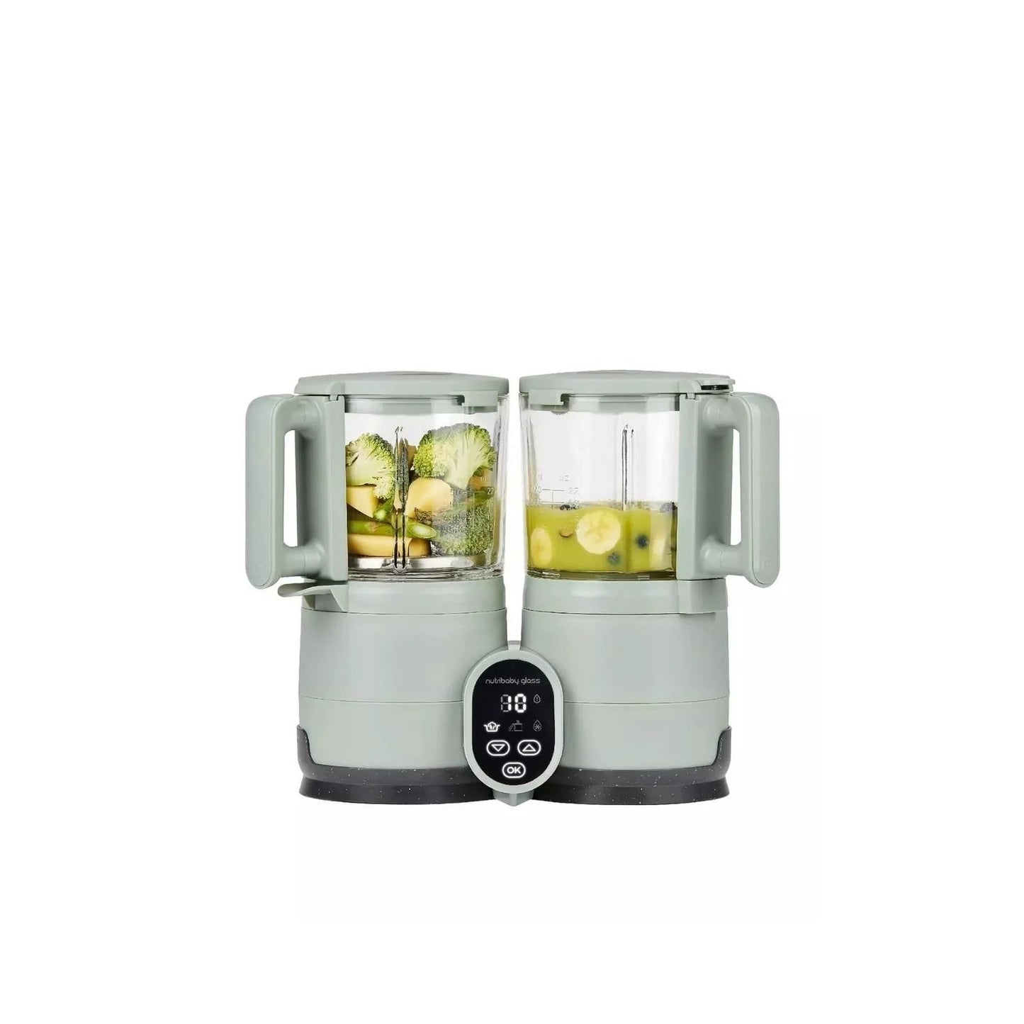 Babymoov Nutribaby Glass 4 - in - 1 Baby Food Maker - mezetto ebebek ebebek