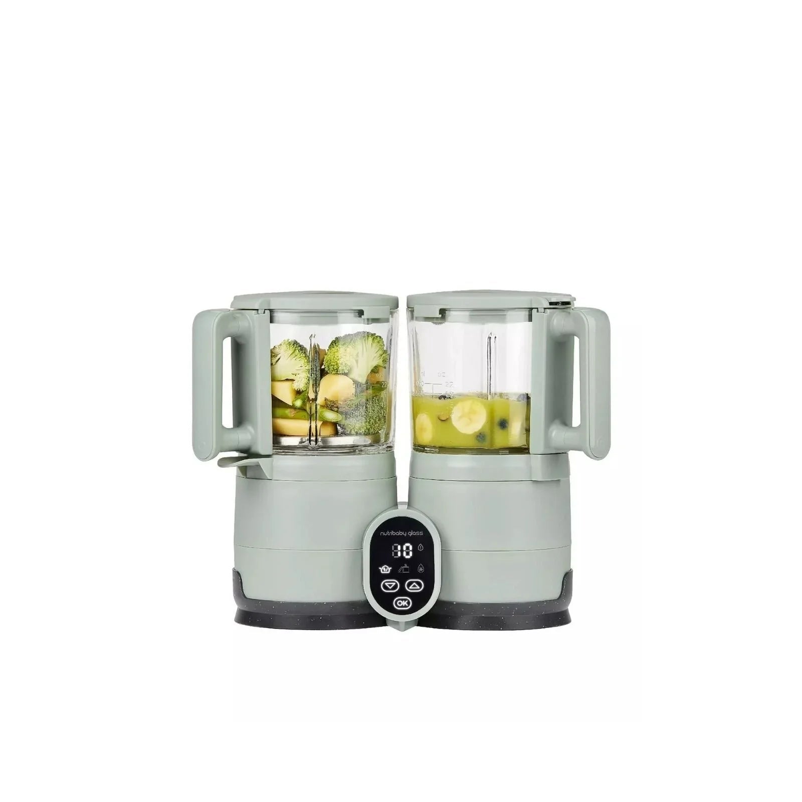 Babymoov Nutribaby Glass 4 - in - 1 Baby Food Maker - mezetto ebebek ebebek