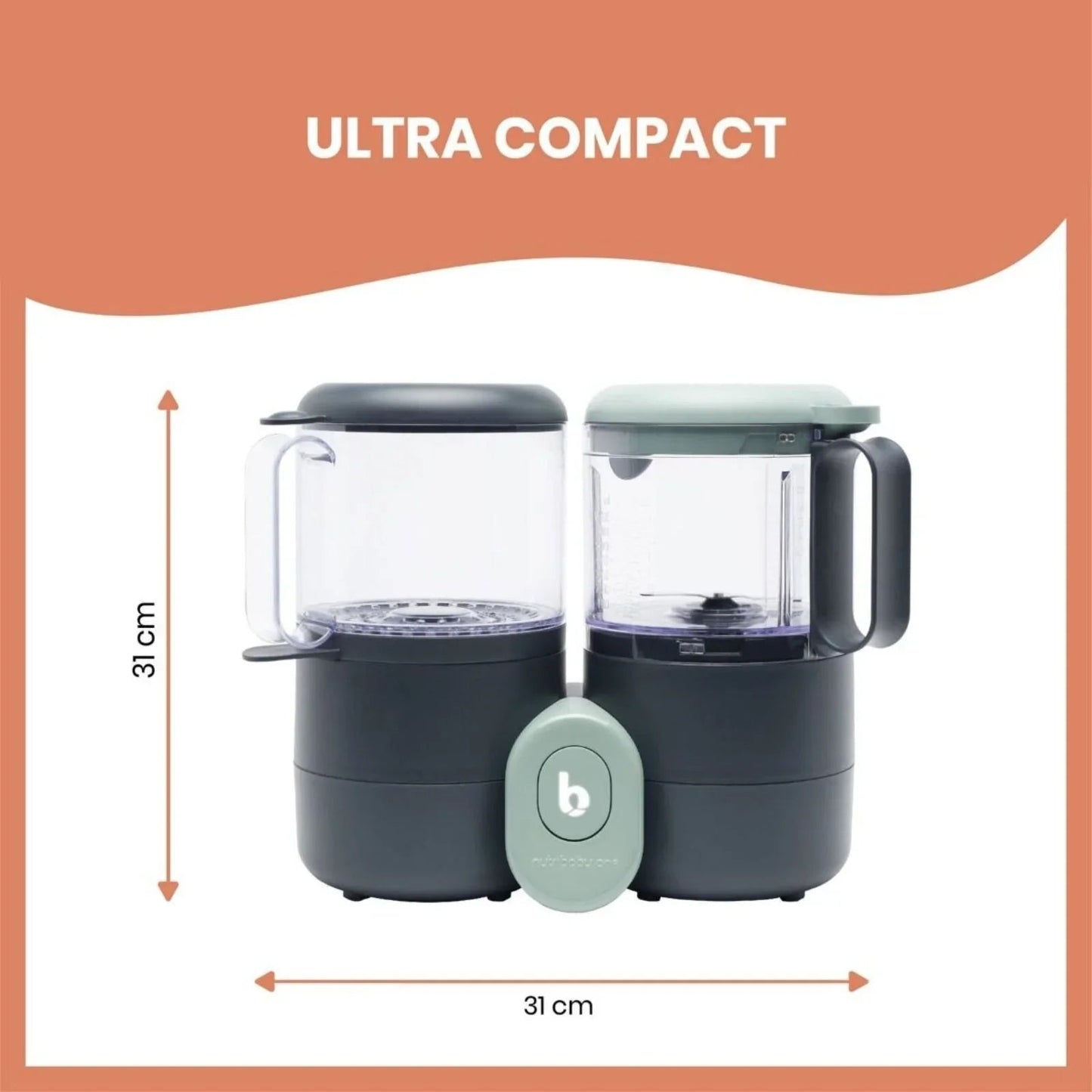 Babymoov Nutribaby One 4 - in - 1 Food Prep Machine - mezetto ebebek ebebek