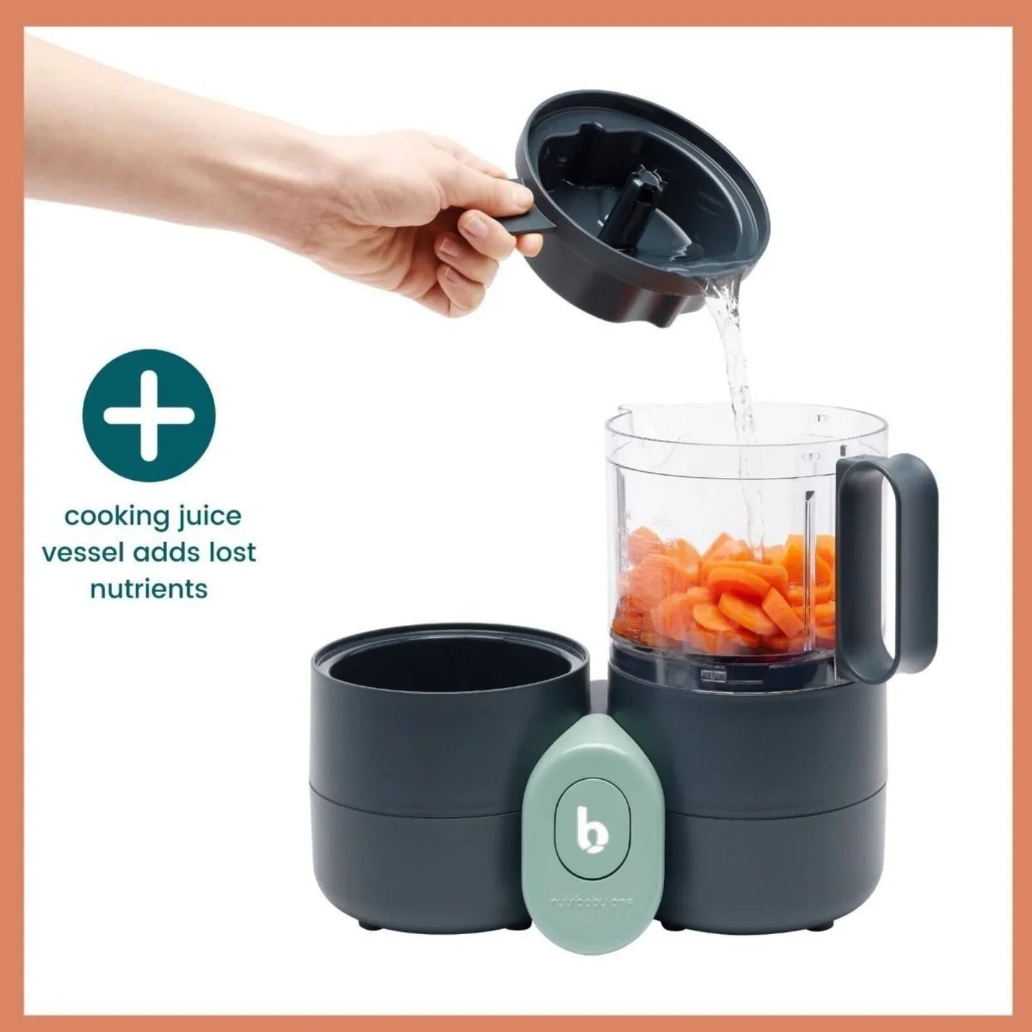 Babymoov Nutribaby One 4 - in - 1 Food Prep Machine - mezetto ebebek ebebek