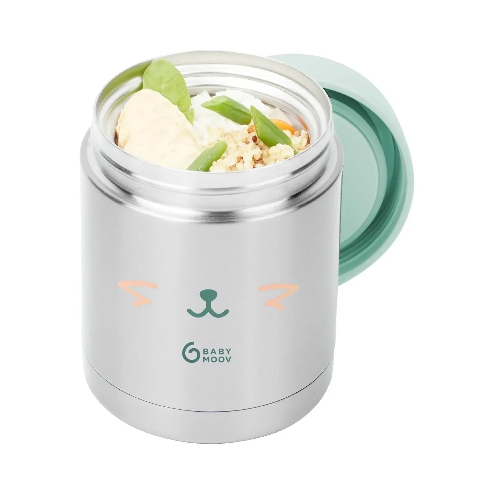 Babymoov Stainless Steel Insulated Food Flask - Fox - mezetto ebebek ebebek