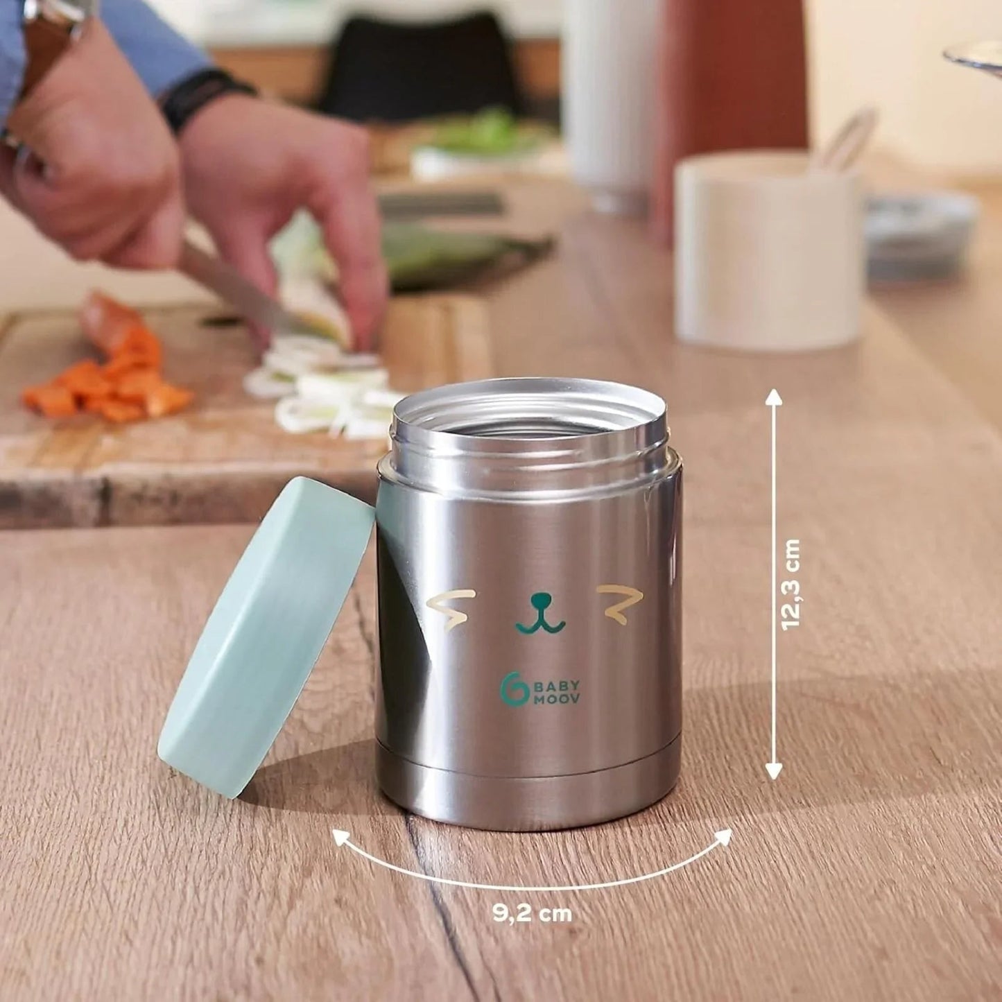 Babymoov Stainless Steel Insulated Food Flask - Fox - mezetto ebebek ebebek