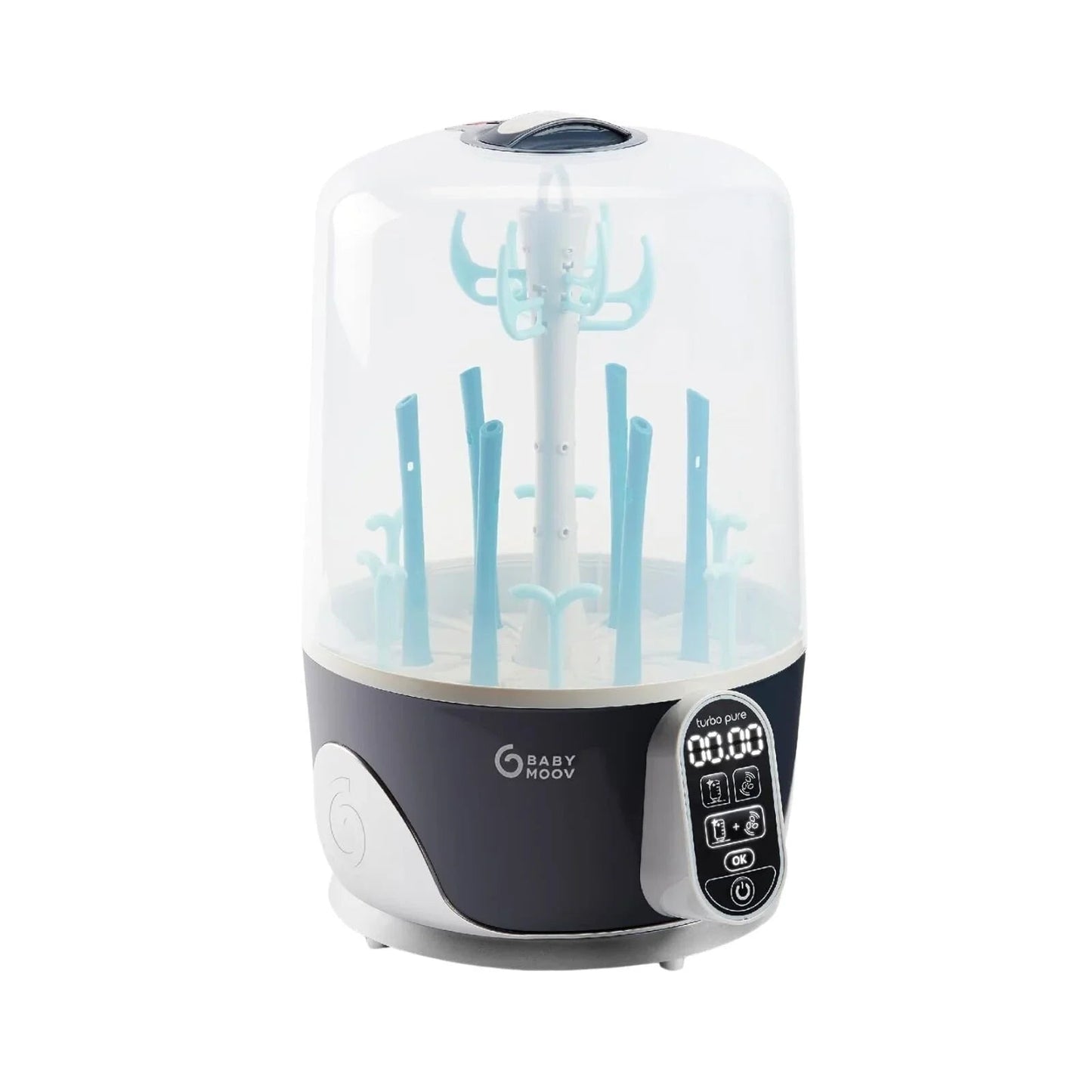 Babymoov Turbo Pure 3 - in - 1 Steriliser & Dryer & Purified Bottle Storage - mezetto ebebek ebebek