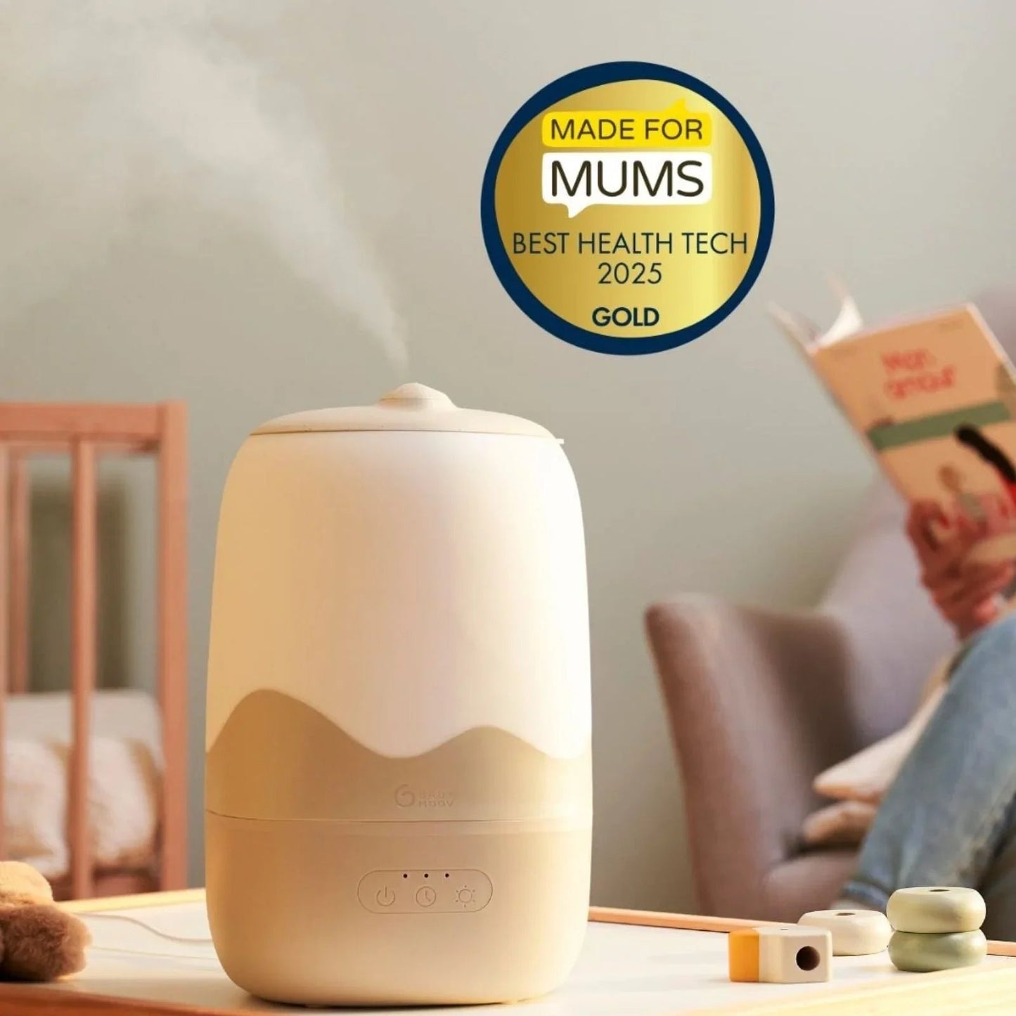 Babymoov Wave Humidifier with Cleaning Brush - mezetto ebebek ebebek