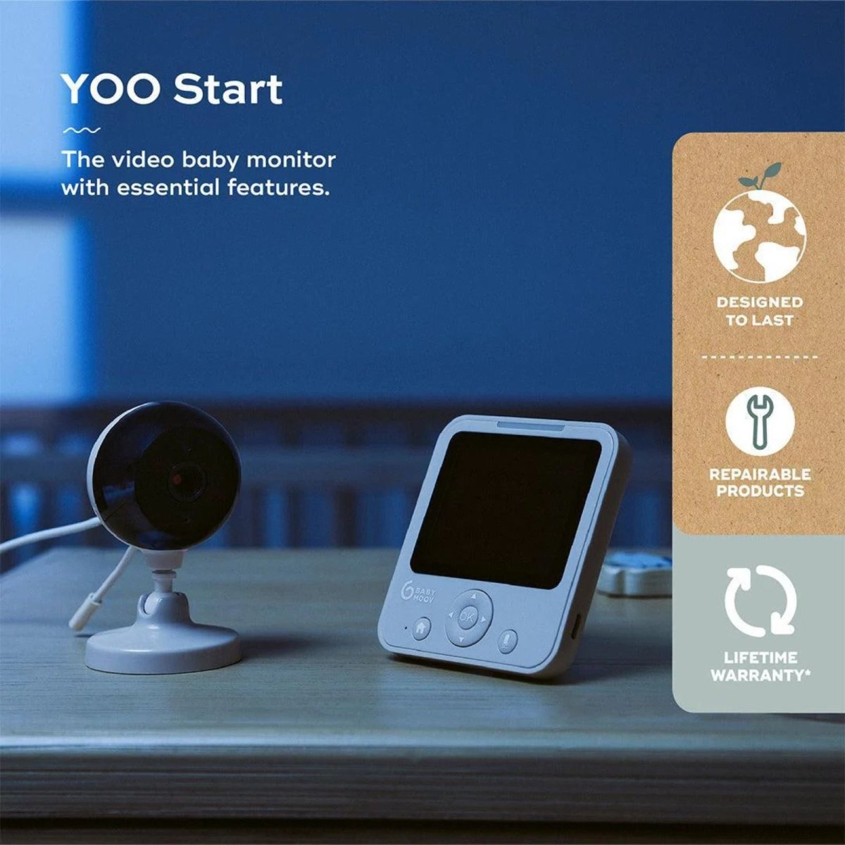 Babymoov Yoo Start Baby Video Monitor - mezetto ebebek ebebek