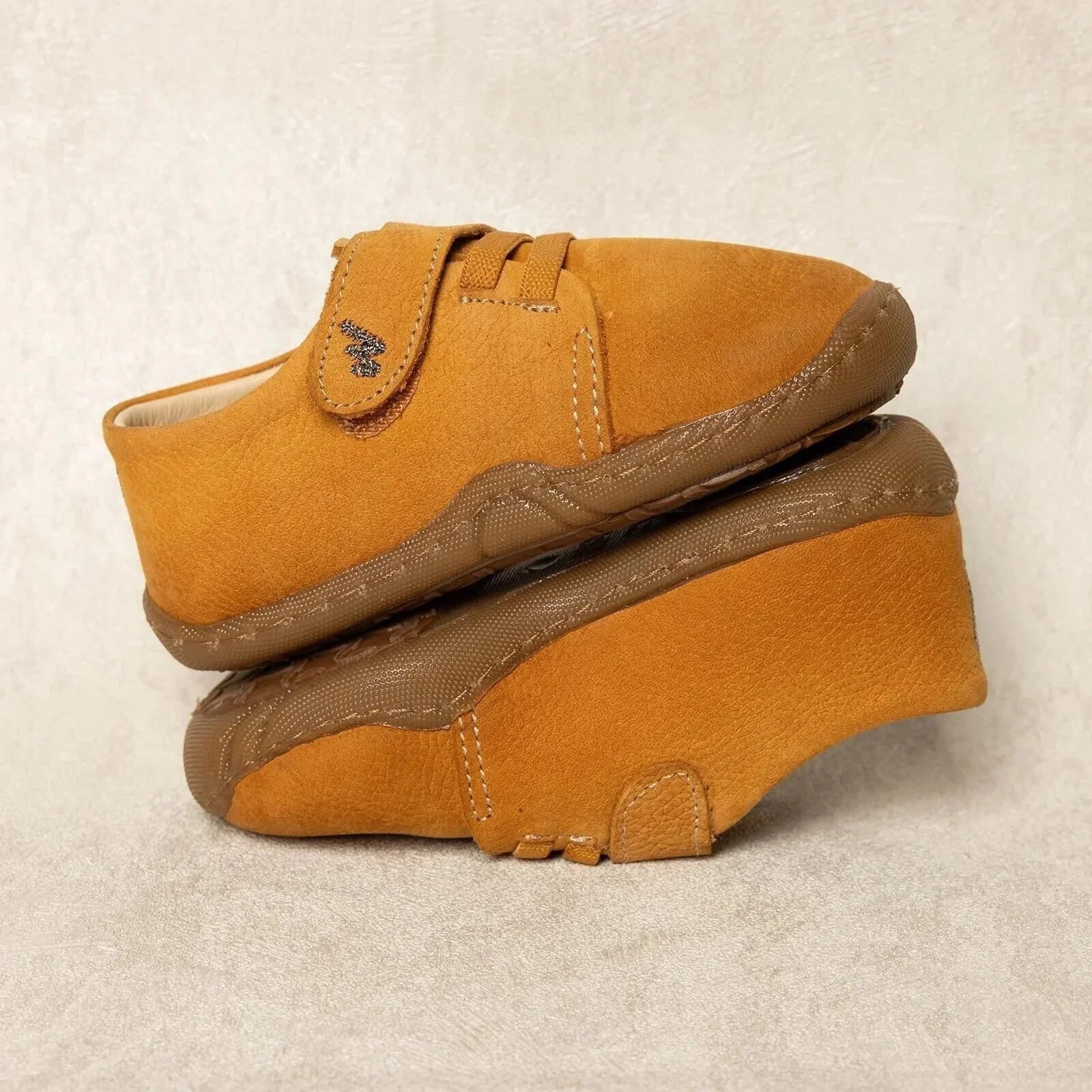 BabyWalk First Walker Shoes - Brown - mezetto ebebek ebebek