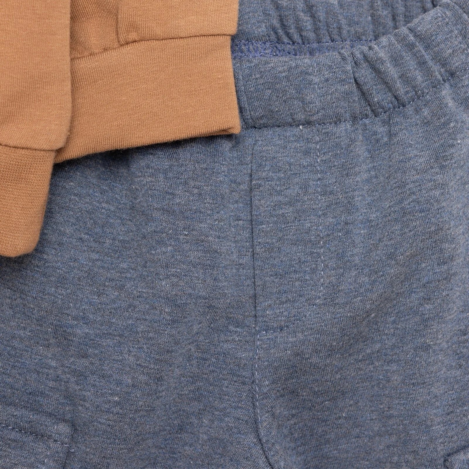 BabyZ Cool Boy Boy Sweatshirt - Pants - Brown - mezetto ebebek ebebek