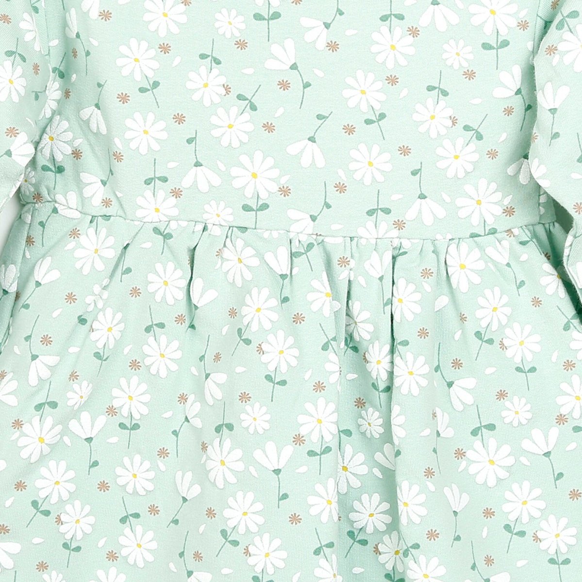 BabyZ Dress - Light Green - mezetto ebebek ebebek