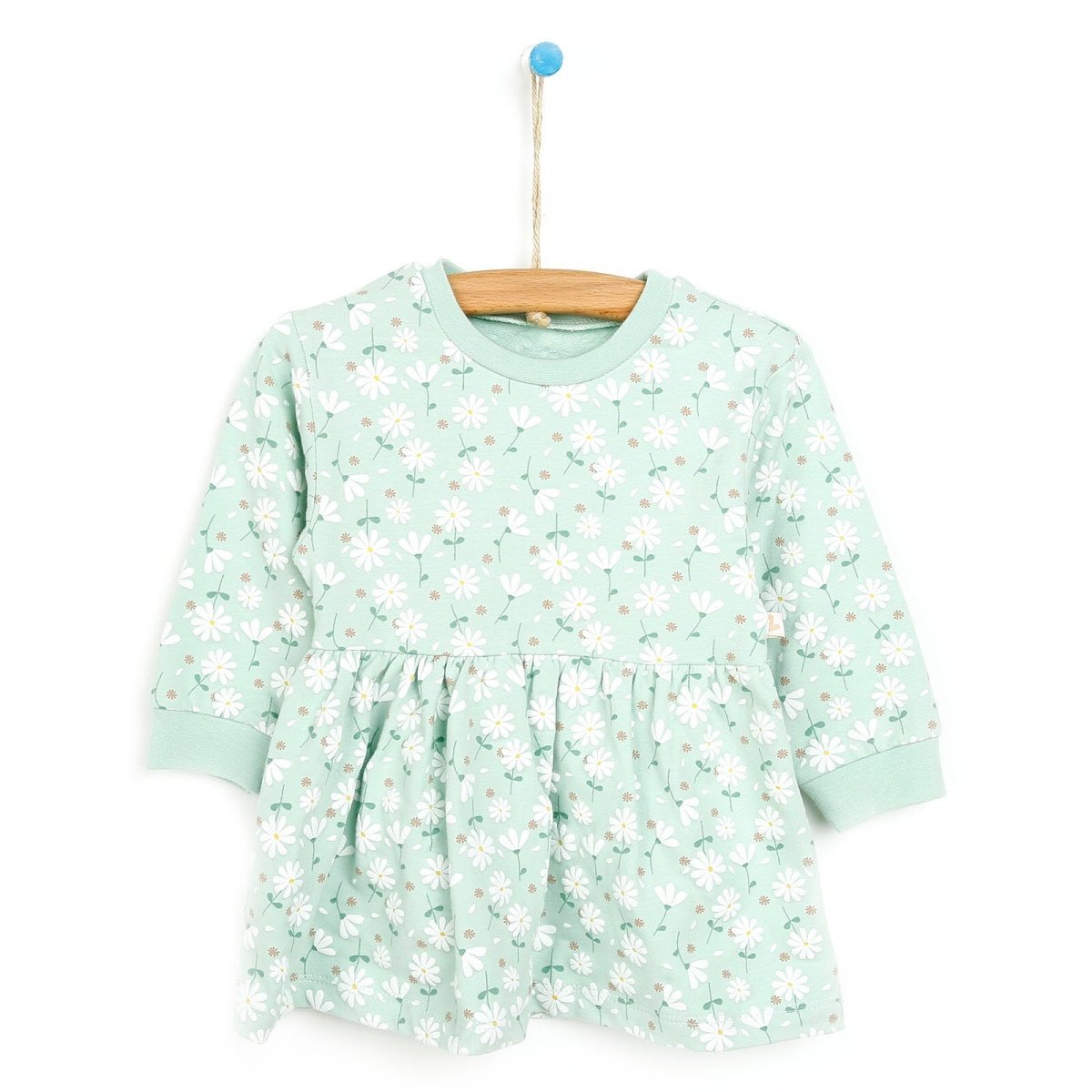 BabyZ Dress - Light Green - mezetto ebebek ebebek