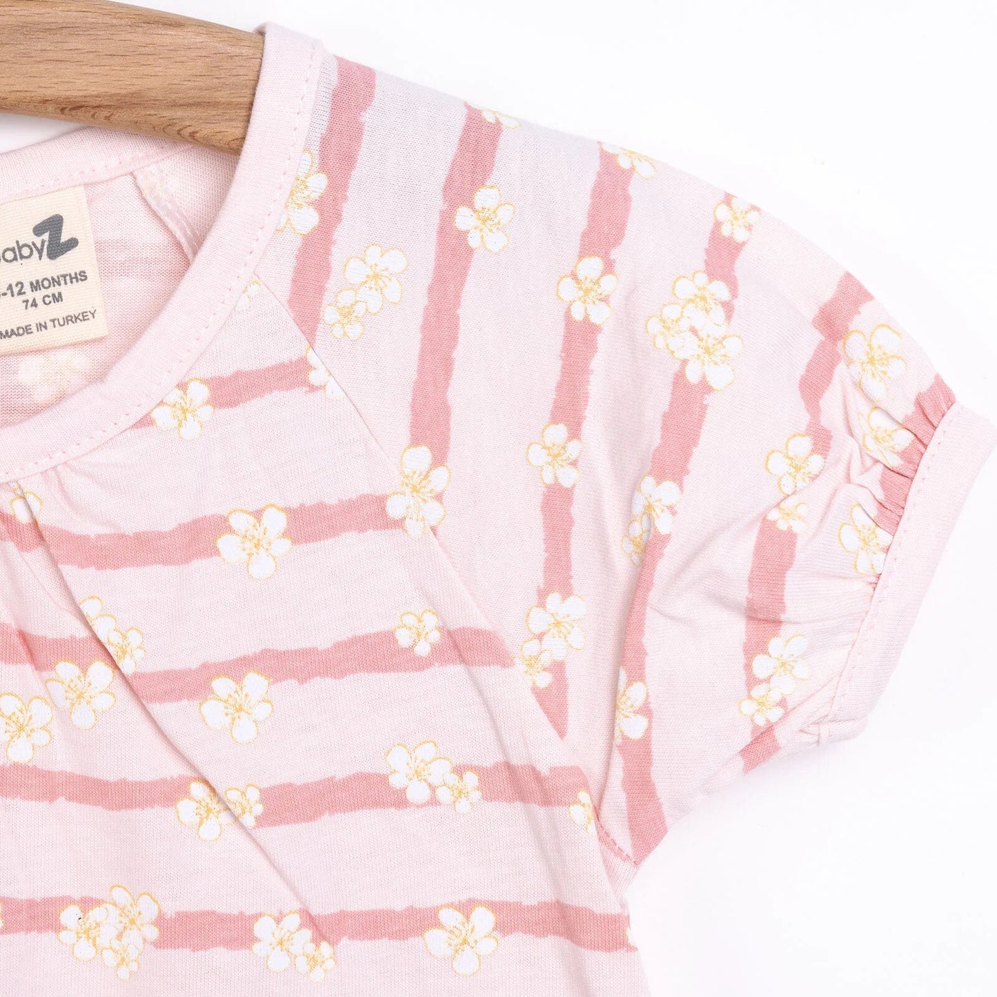 BabyZ Girl Dress - Pink - mezetto ebebek ebebek