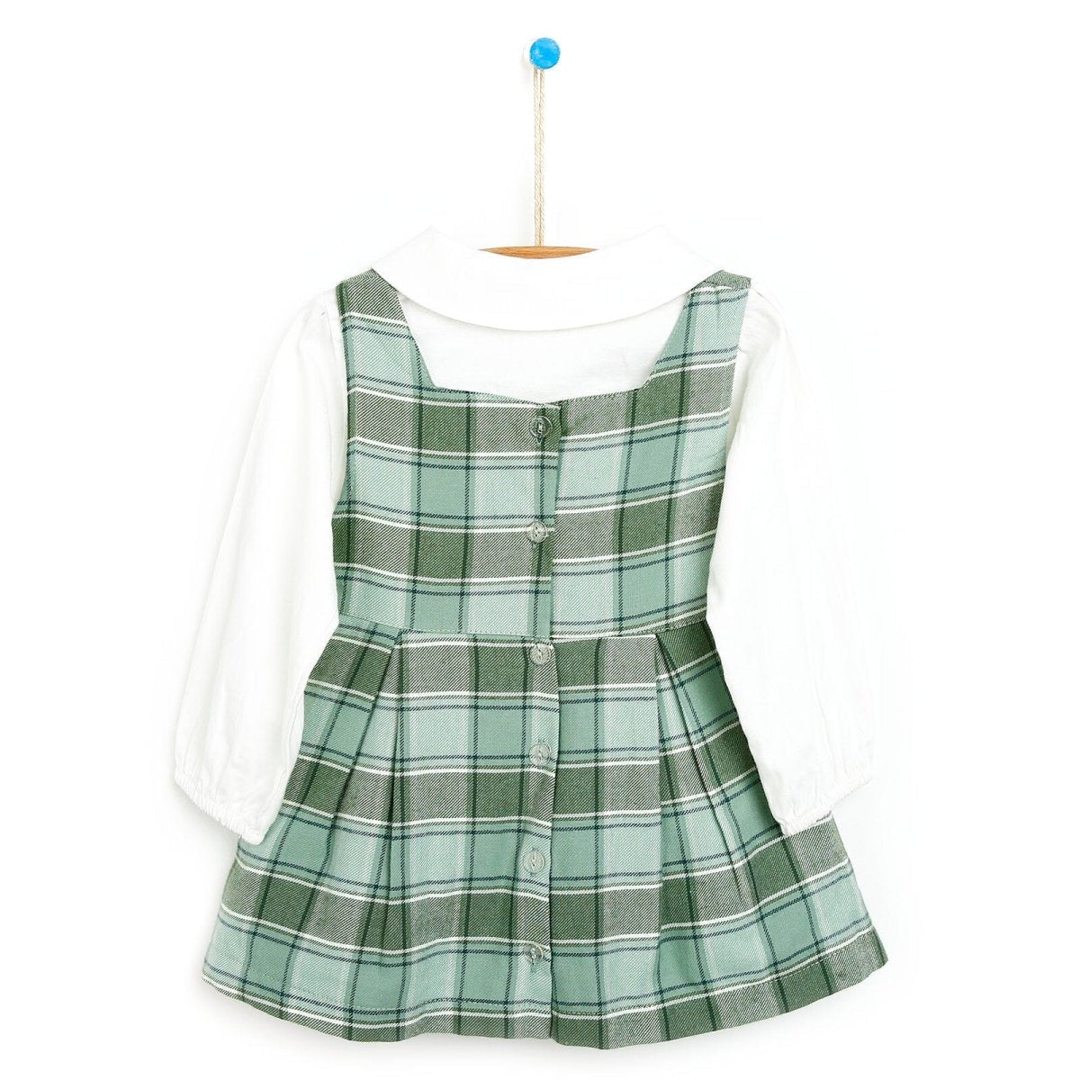 BabyZ Salopette Skirt - Sweatshirt - Light Green - mezetto ebebek ebebek