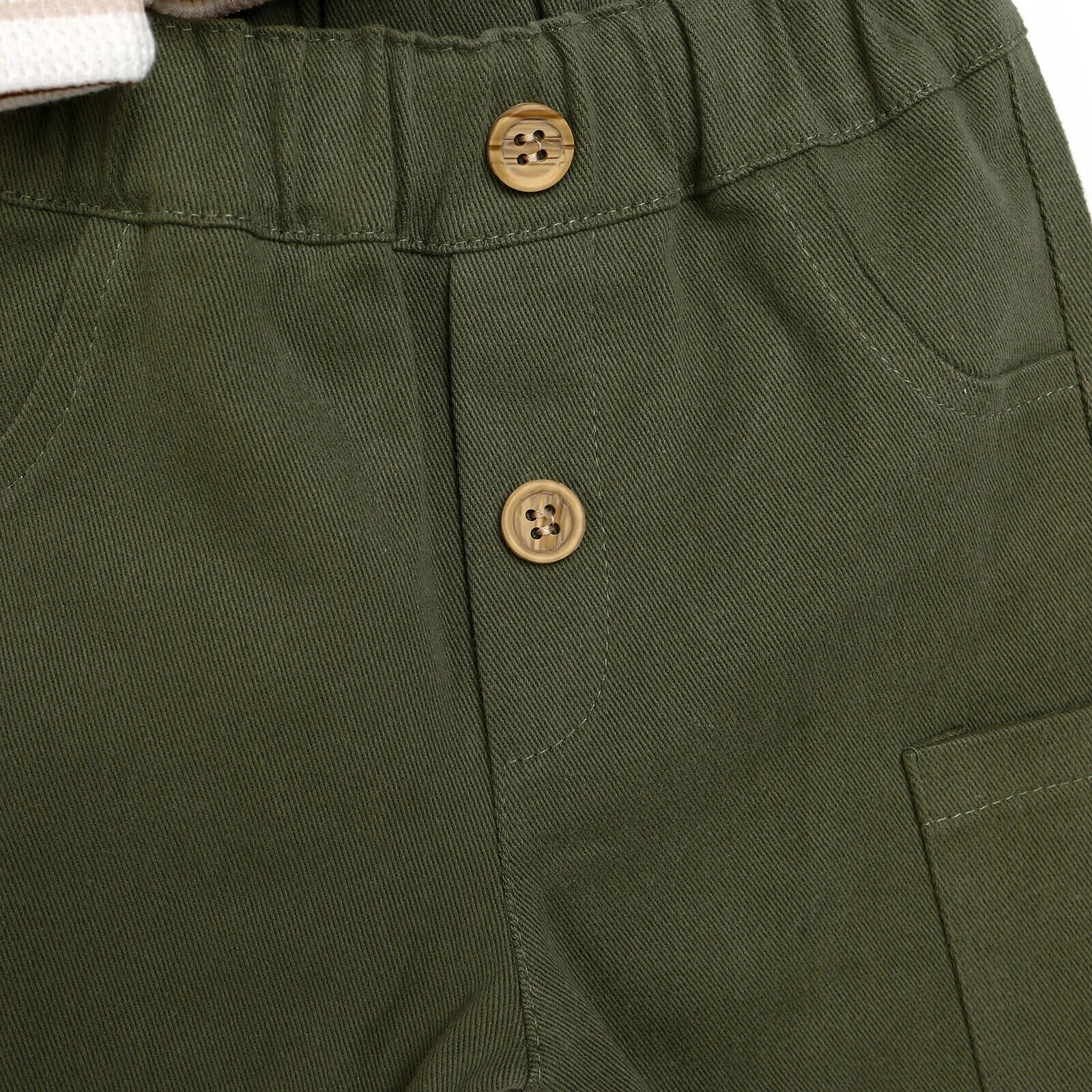 BabyZ Sweatshirt - Footless Bottom - Green - mezetto ebebek ebebek
