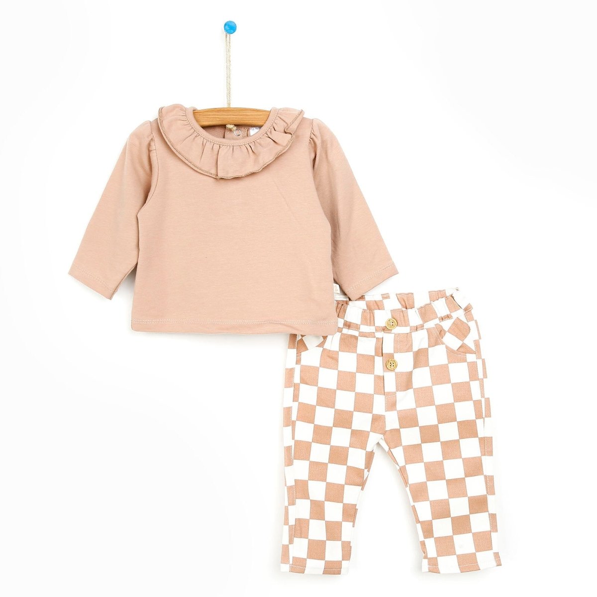 BabyZ Sweatshirt - Pants - Brown - mezetto ebebek ebebek