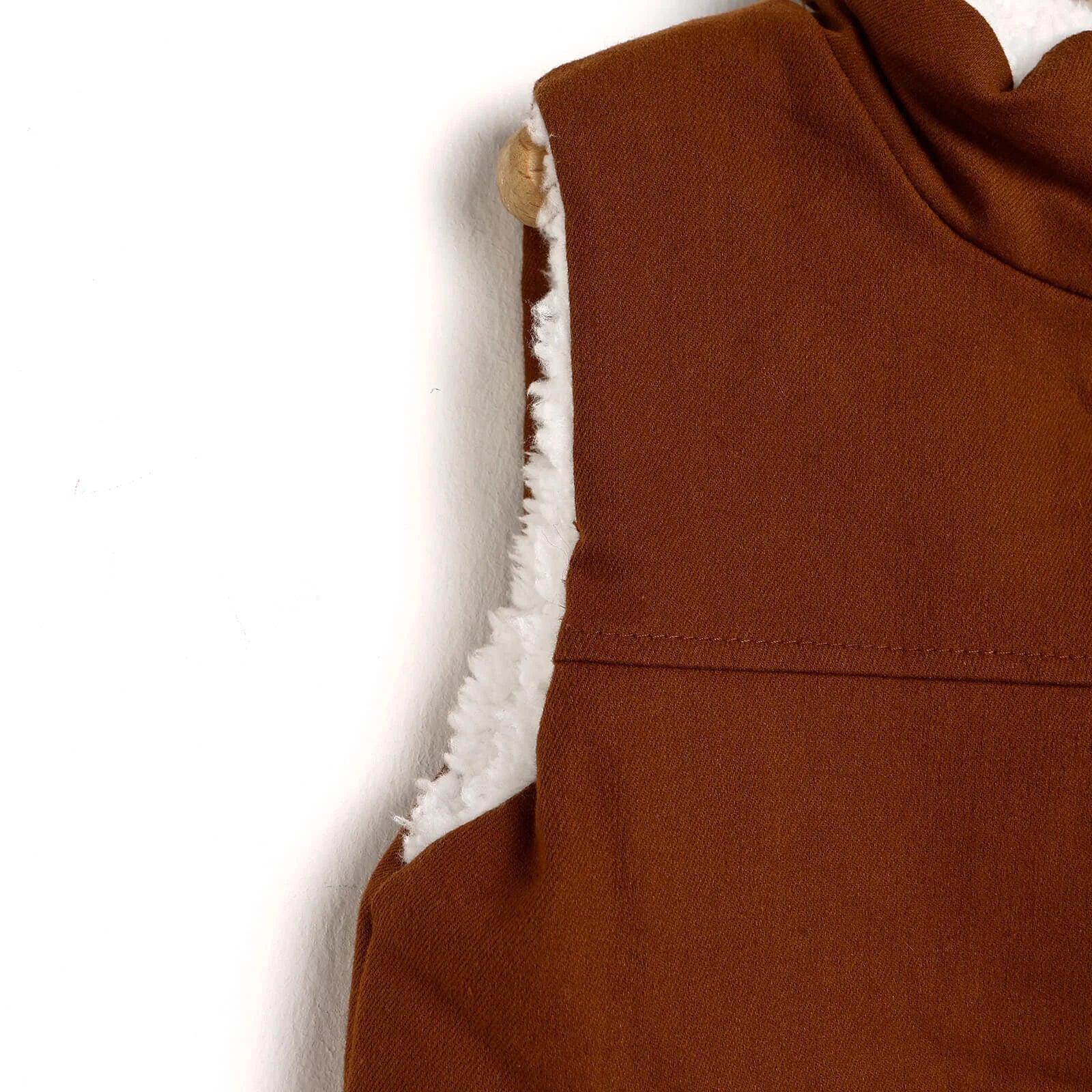 BabyZ Sweatshirt - Vest - Bottom - Brown - mezetto ebebek ebebek