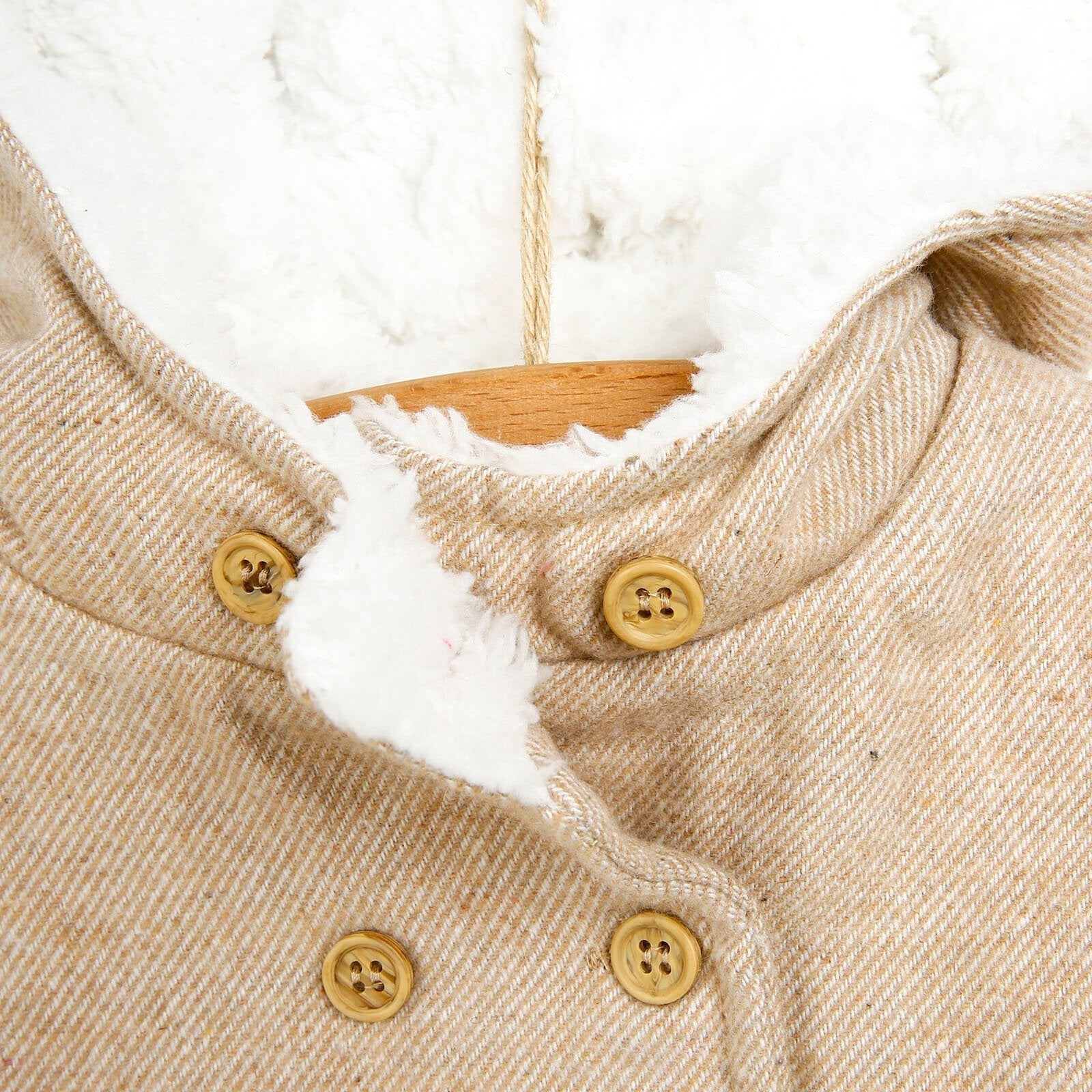 BabyZ Welsoft Cardigan - Brown - mezetto ebebek ebebek